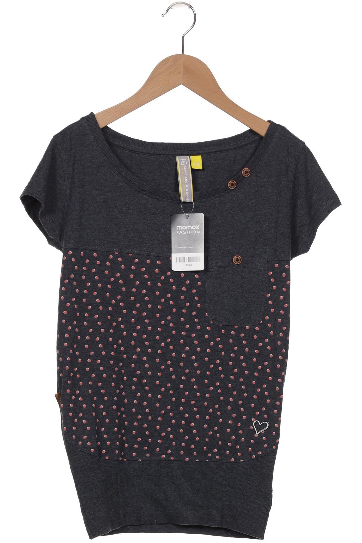 

Alife & Kickin Damen T-Shirt, marineblau, Gr. 34