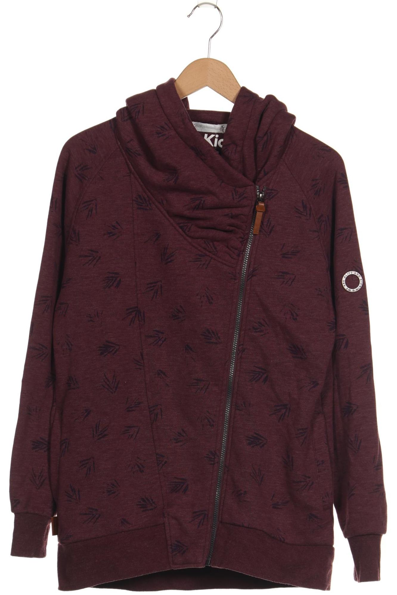 

Alife & Kickin Damen Kapuzenpullover, bordeaux, Gr. 44