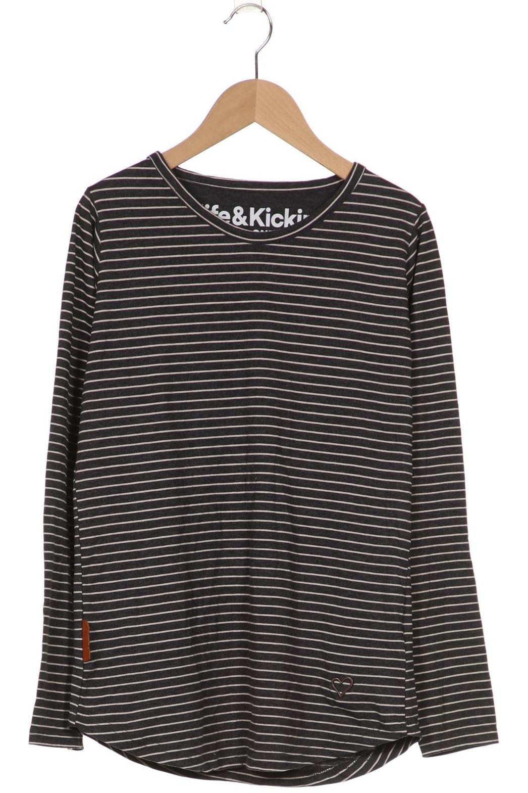 

Alife & Kickin Damen Langarmshirt, grau, Gr. 36