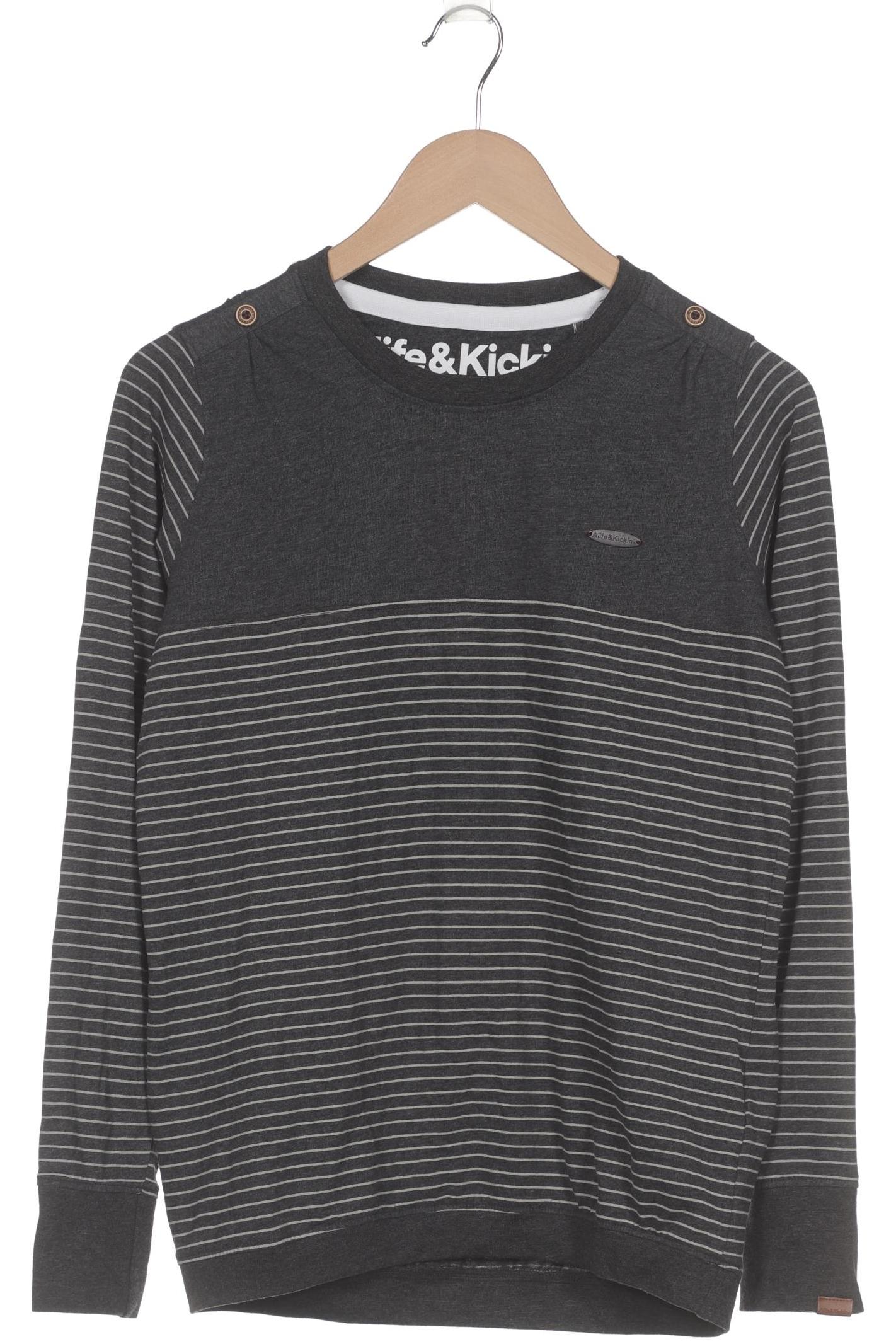 

Alife & Kickin Damen Langarmshirt, grau, Gr. 38