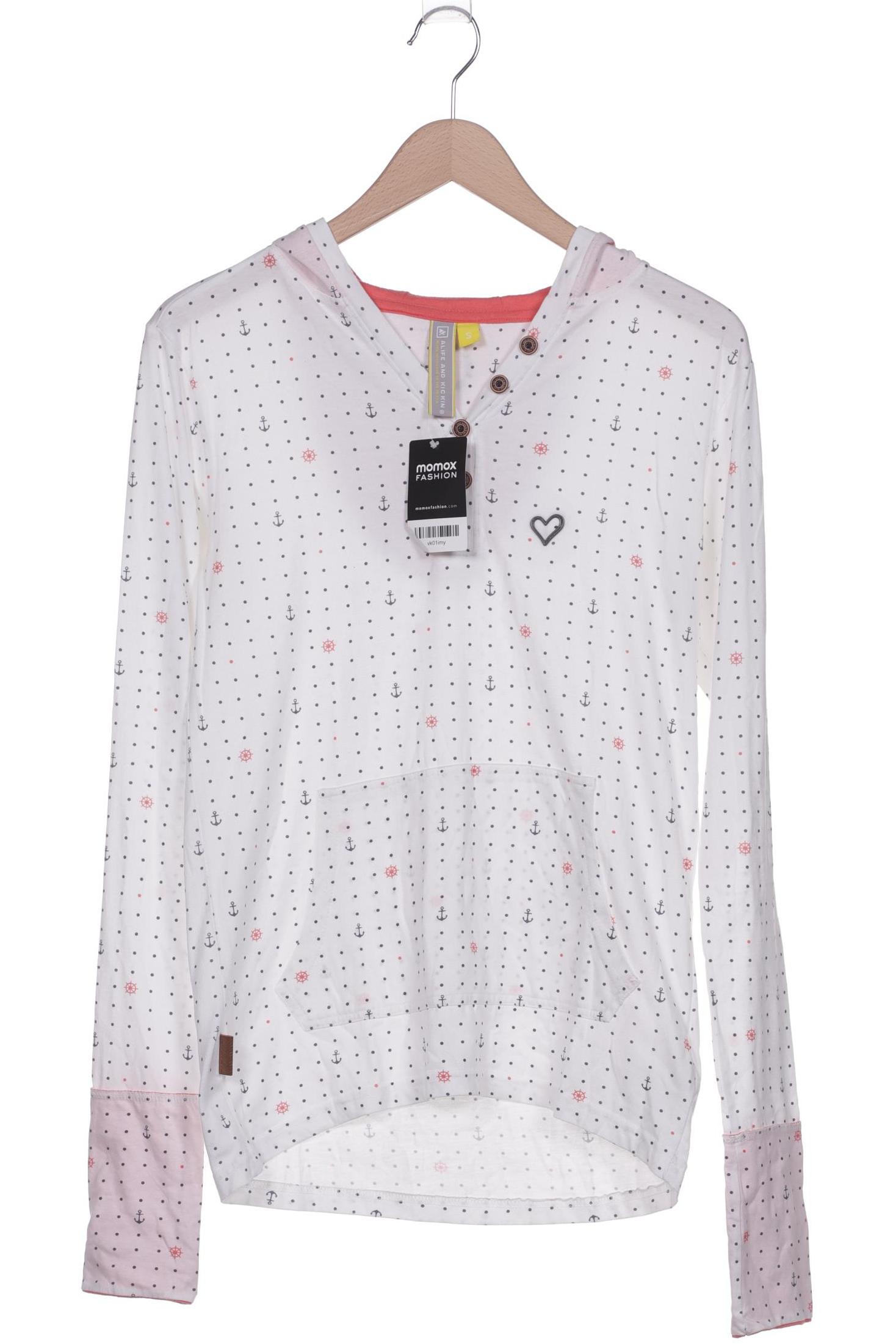 

Alife & Kickin Damen Kapuzenpullover, weiß, Gr. 36