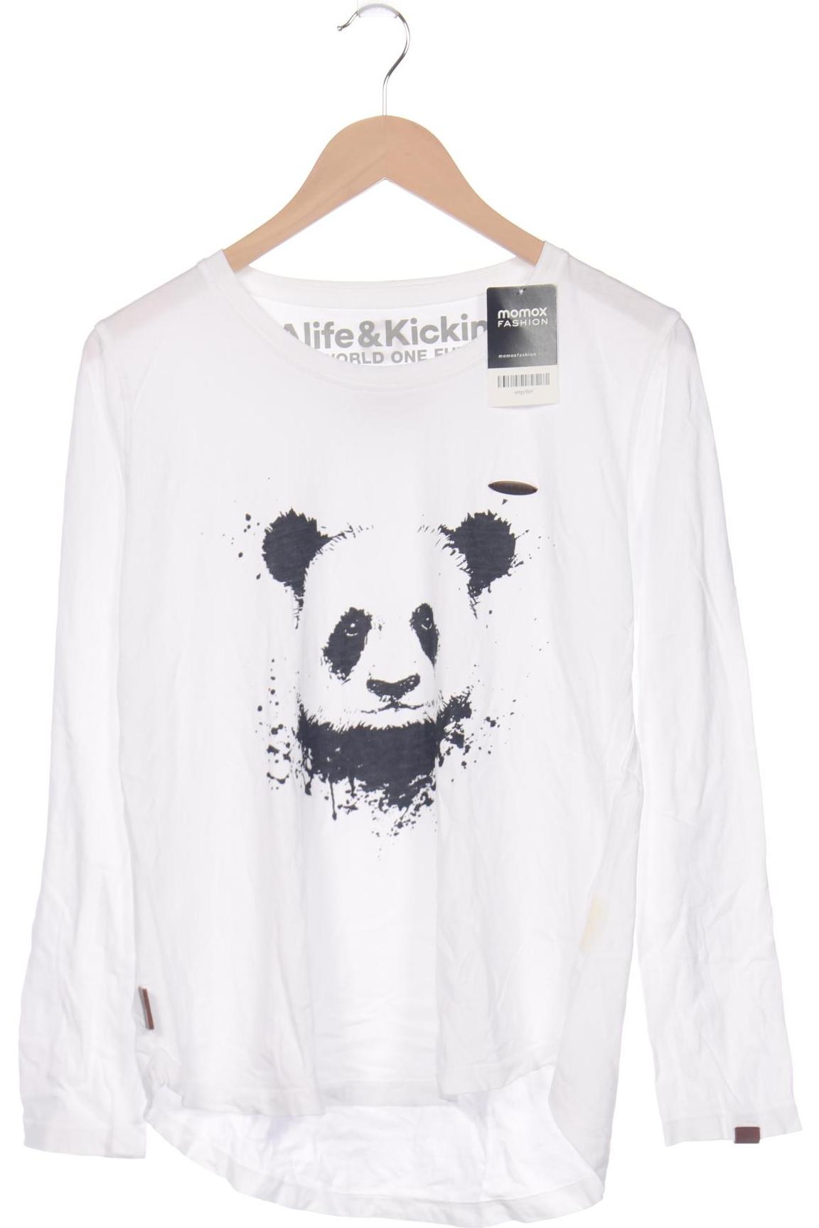 

Alife & Kickin Damen Langarmshirt, weiß, Gr. 38