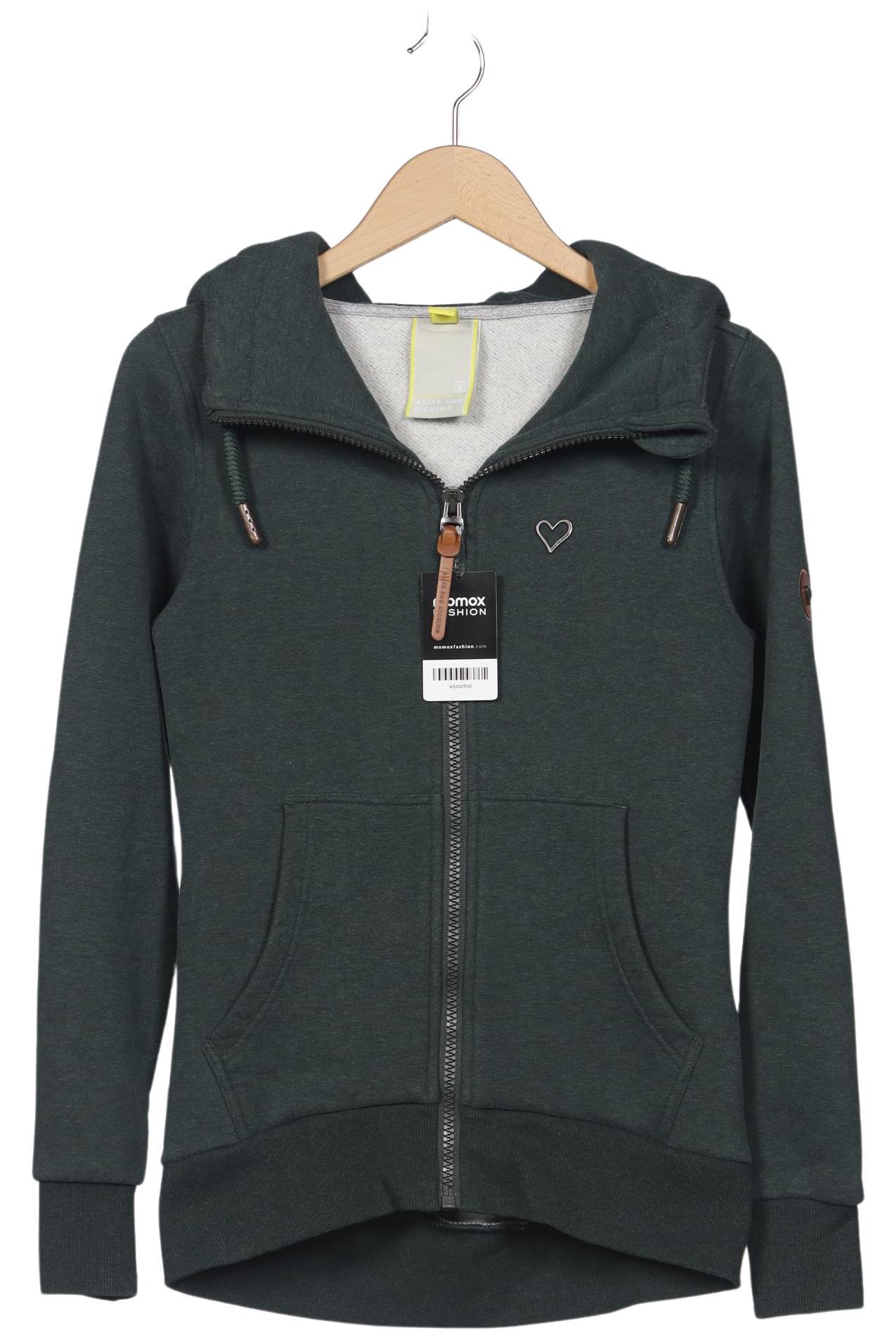 

Alife & Kickin Damen Kapuzenpullover, grün, Gr. 36