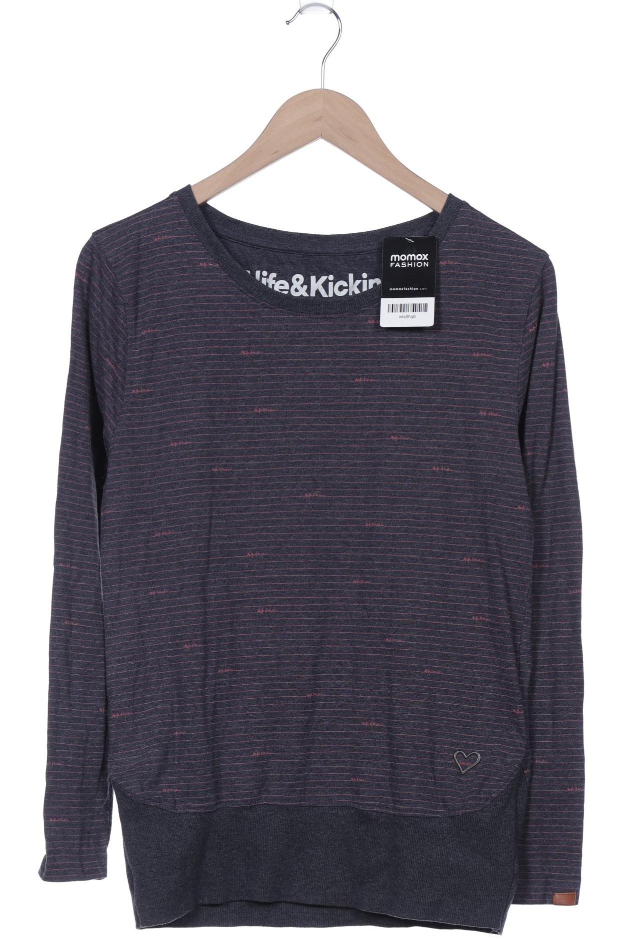 

Alife & Kickin Damen Langarmshirt, grau, Gr. 42