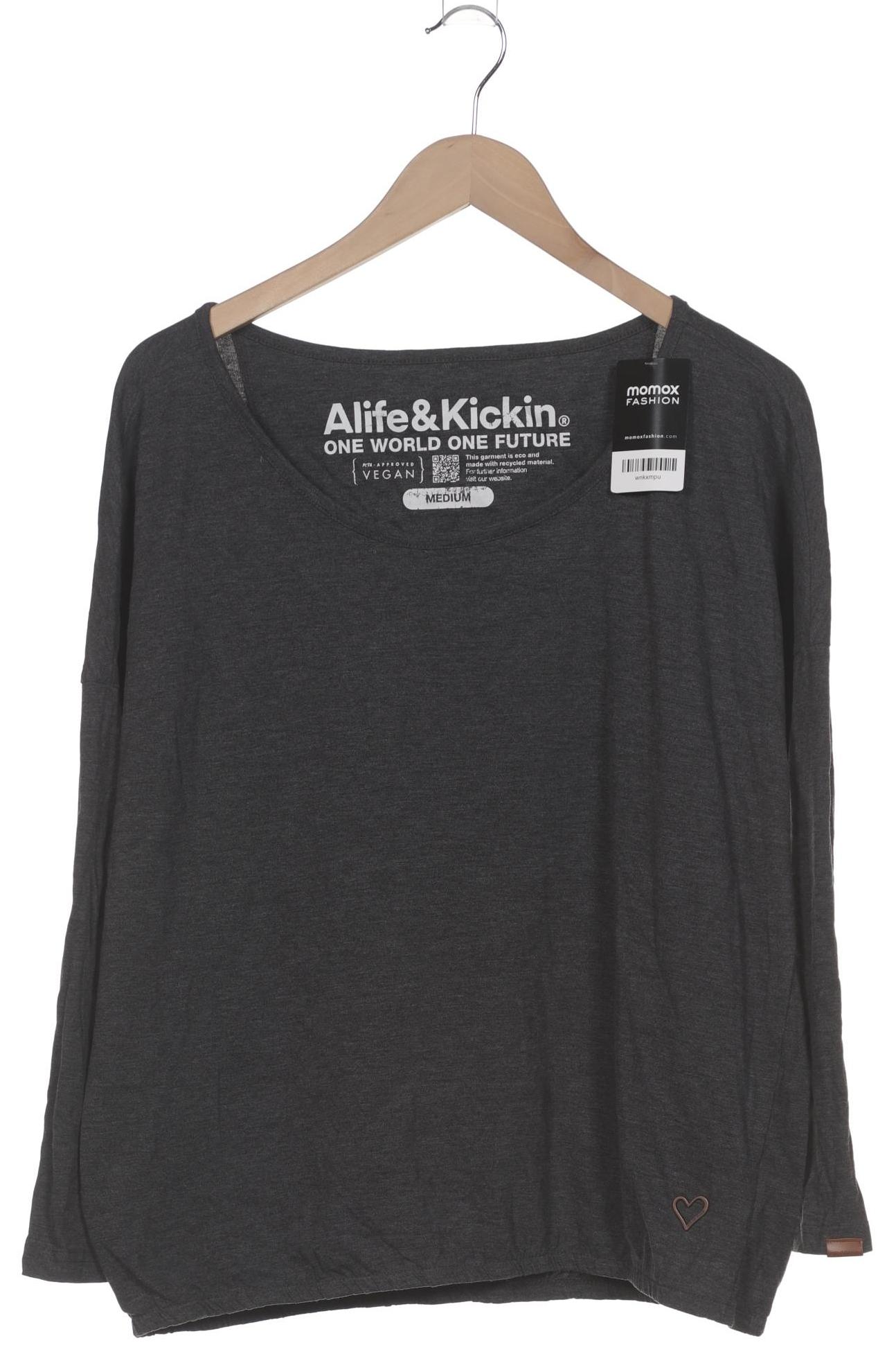

Alife & Kickin Damen Langarmshirt, grau, Gr. 38