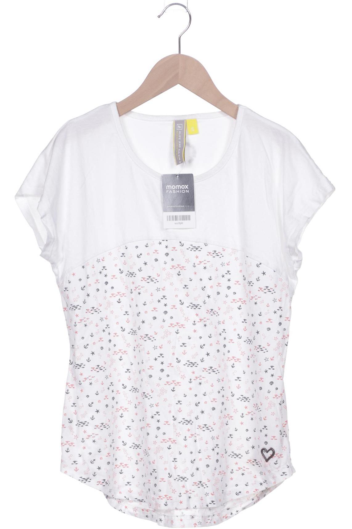 

Alife & Kickin Damen T-Shirt, weiß, Gr. 36