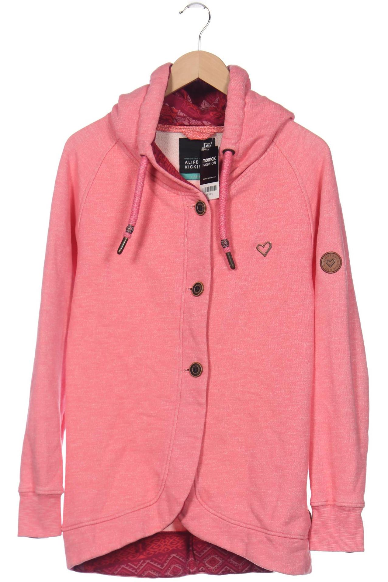 

Alife & Kickin Damen Kapuzenpullover, pink