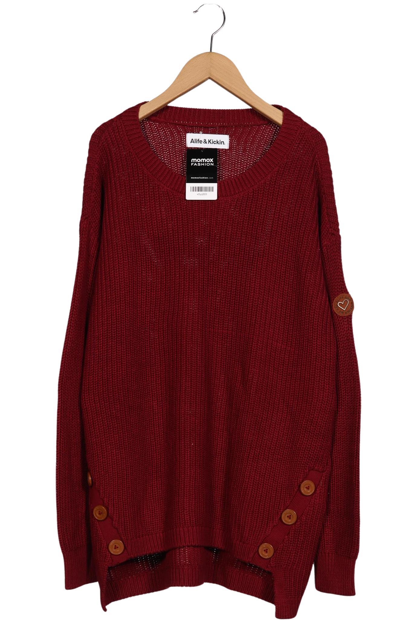 

Alife & Kickin Damen Pullover, bordeaux, Gr. 44