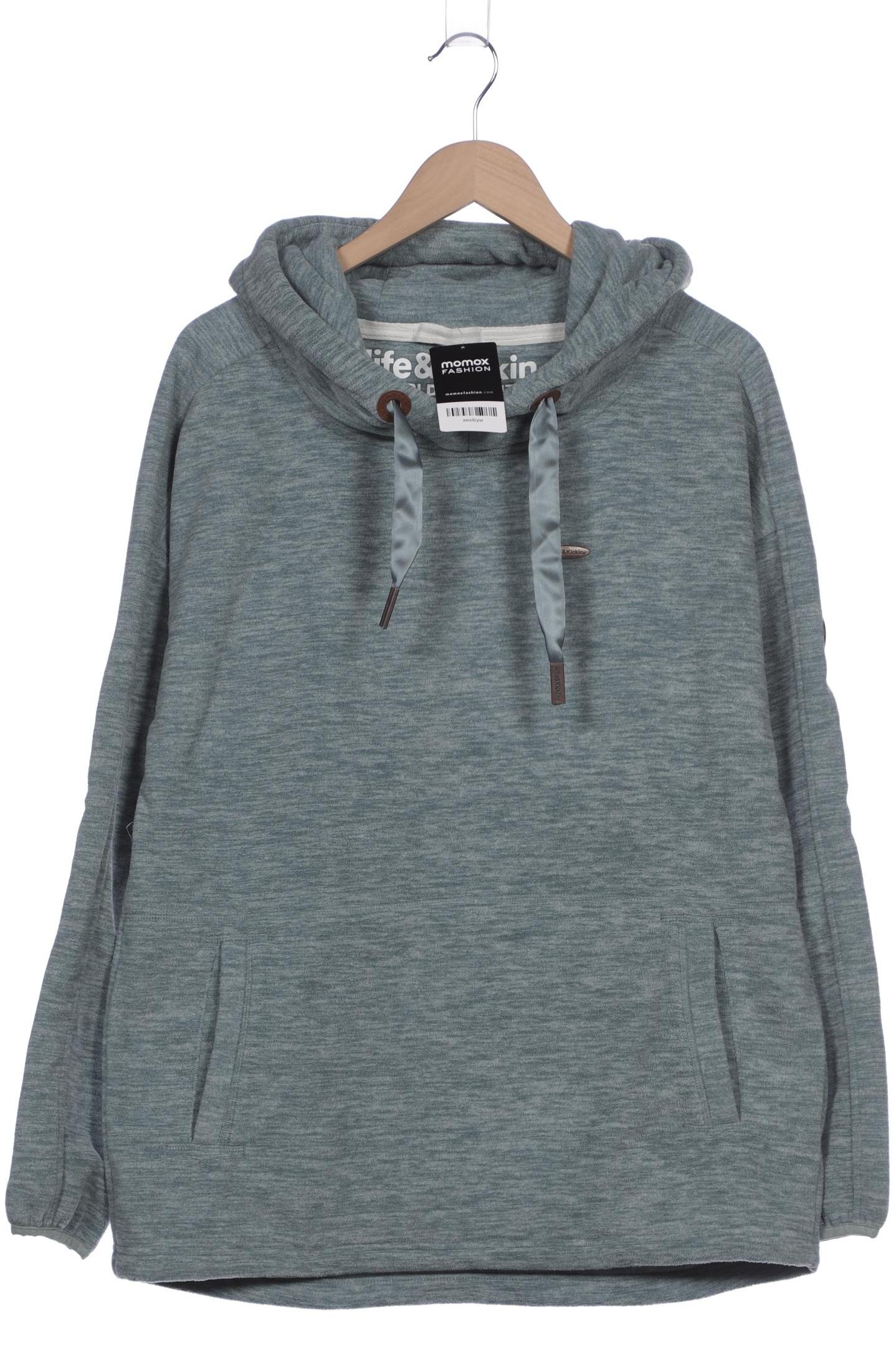 

Alife & Kickin Damen Kapuzenpullover, türkis, Gr. 42