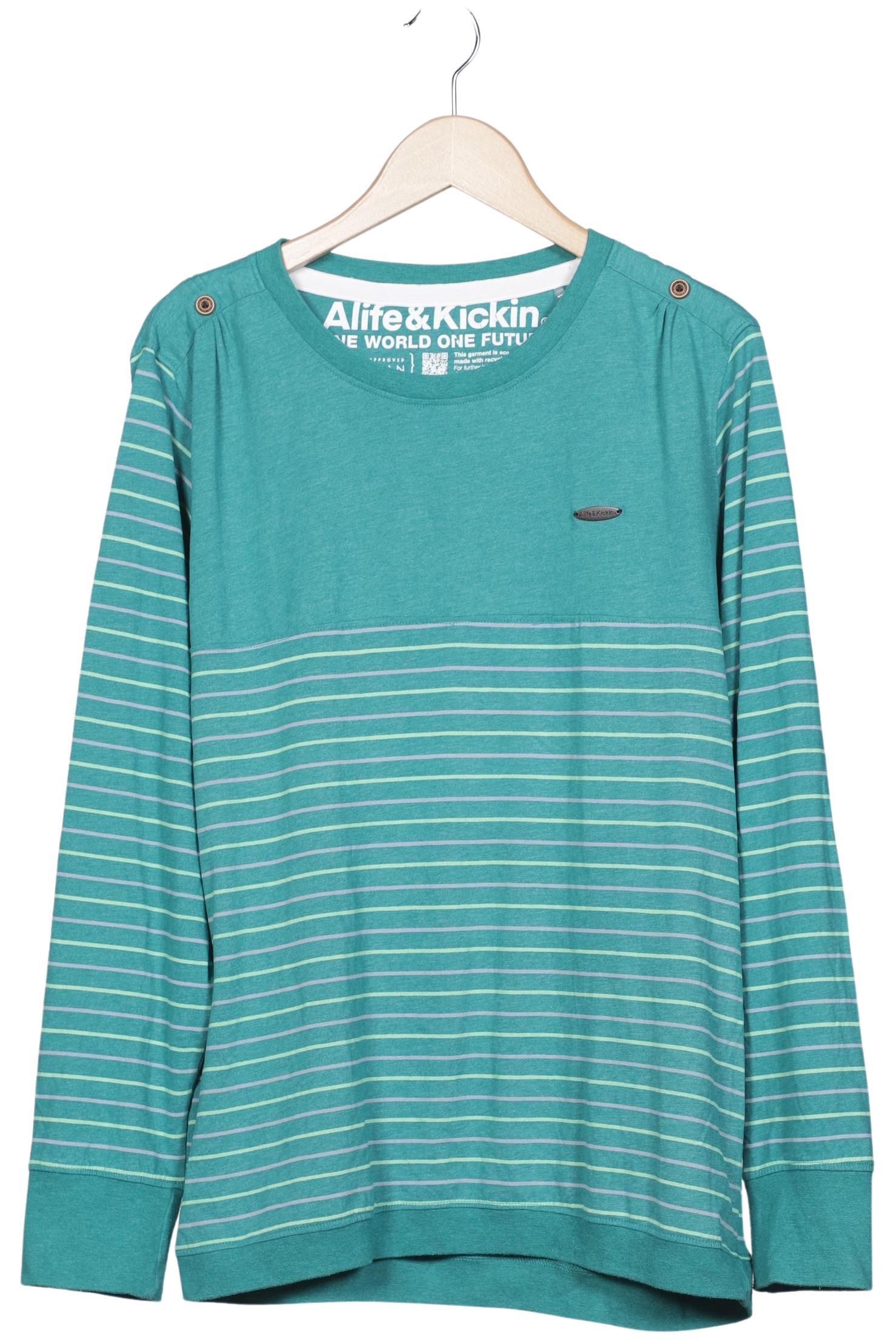 

Alife & Kickin Damen Langarmshirt, türkis, Gr. 46