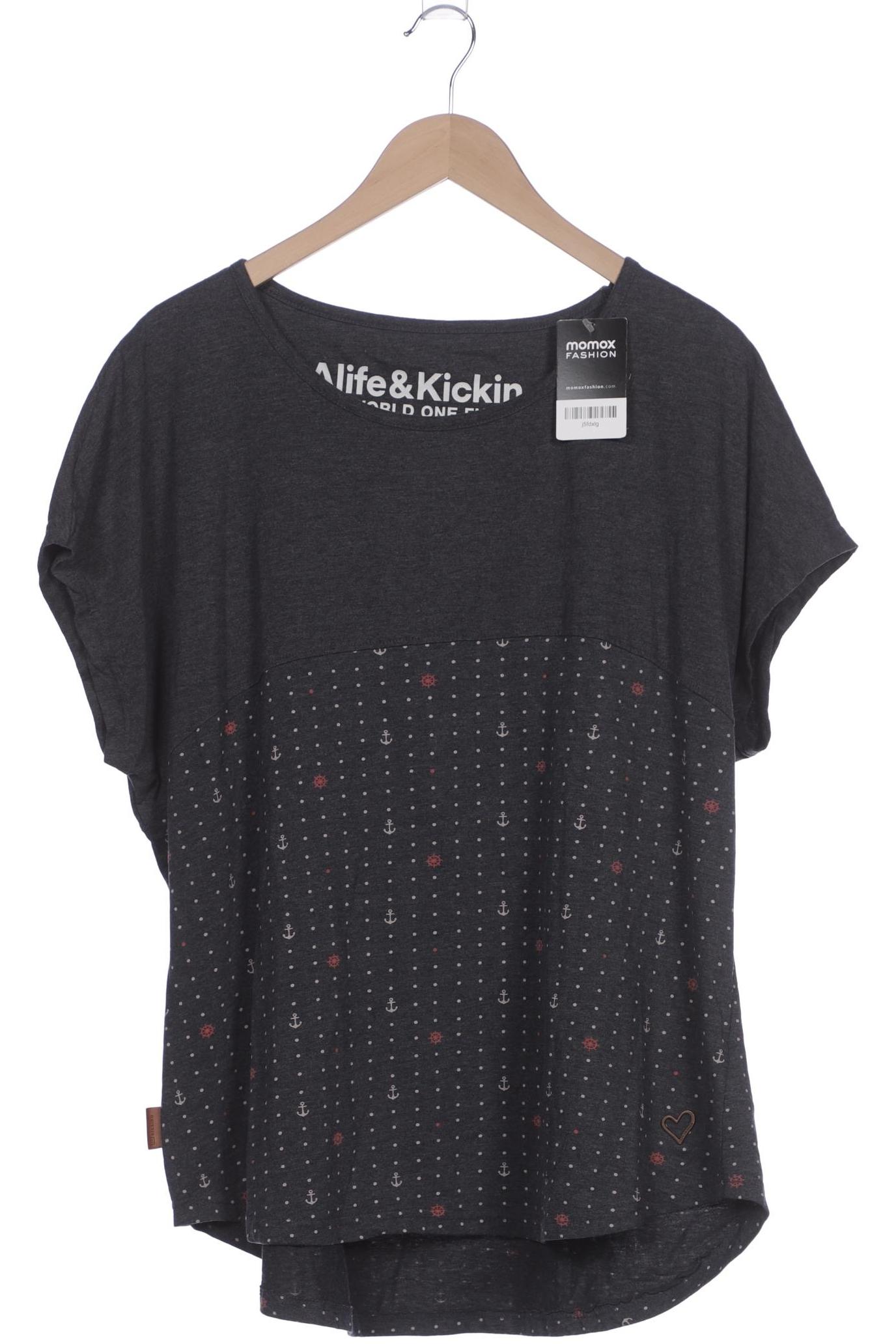 

Alife & Kickin Damen T-Shirt, grau, Gr. 48