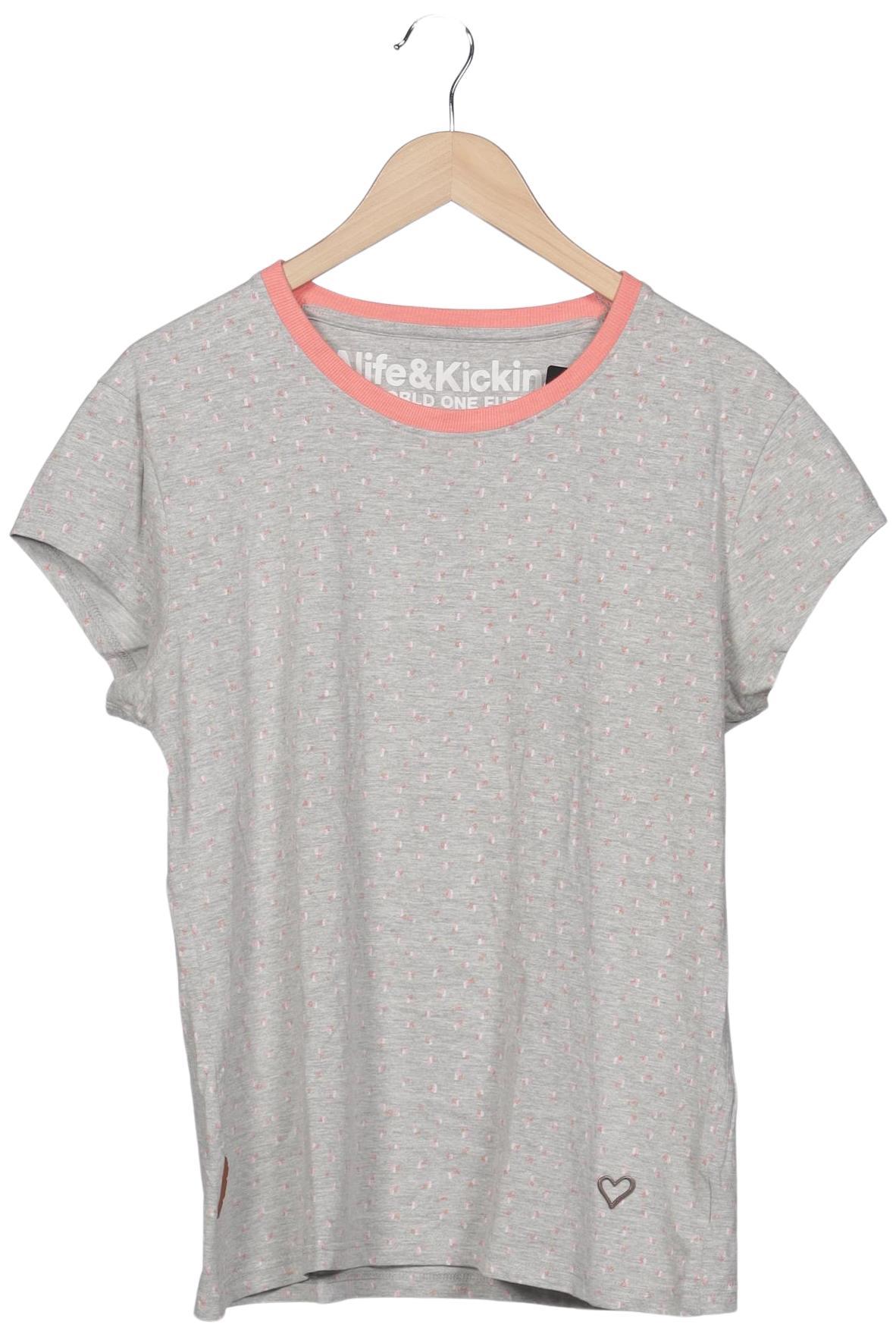 

Alife & Kickin Damen T-Shirt, grau, Gr. 42