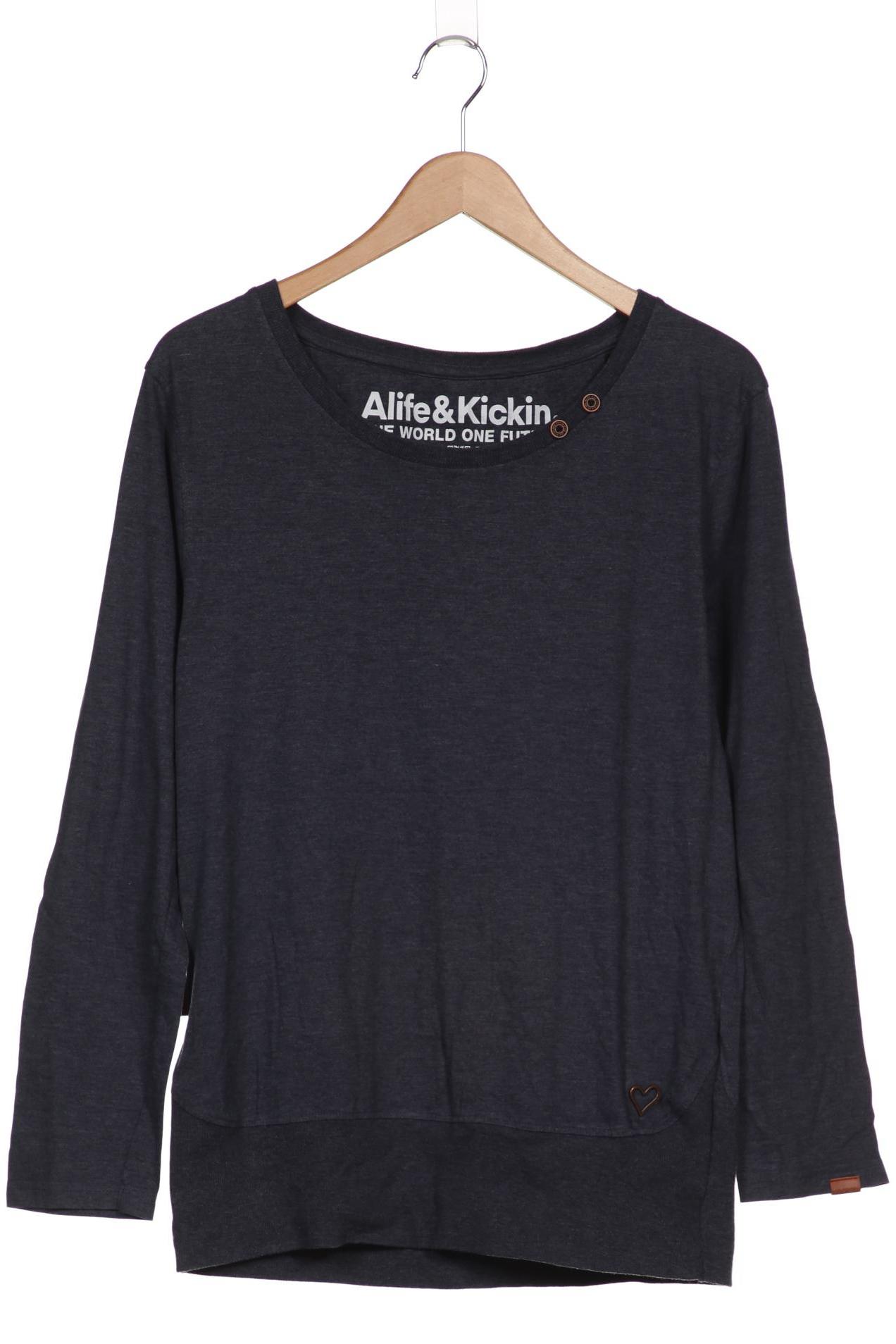 

Alife & Kickin Damen Langarmshirt, grau