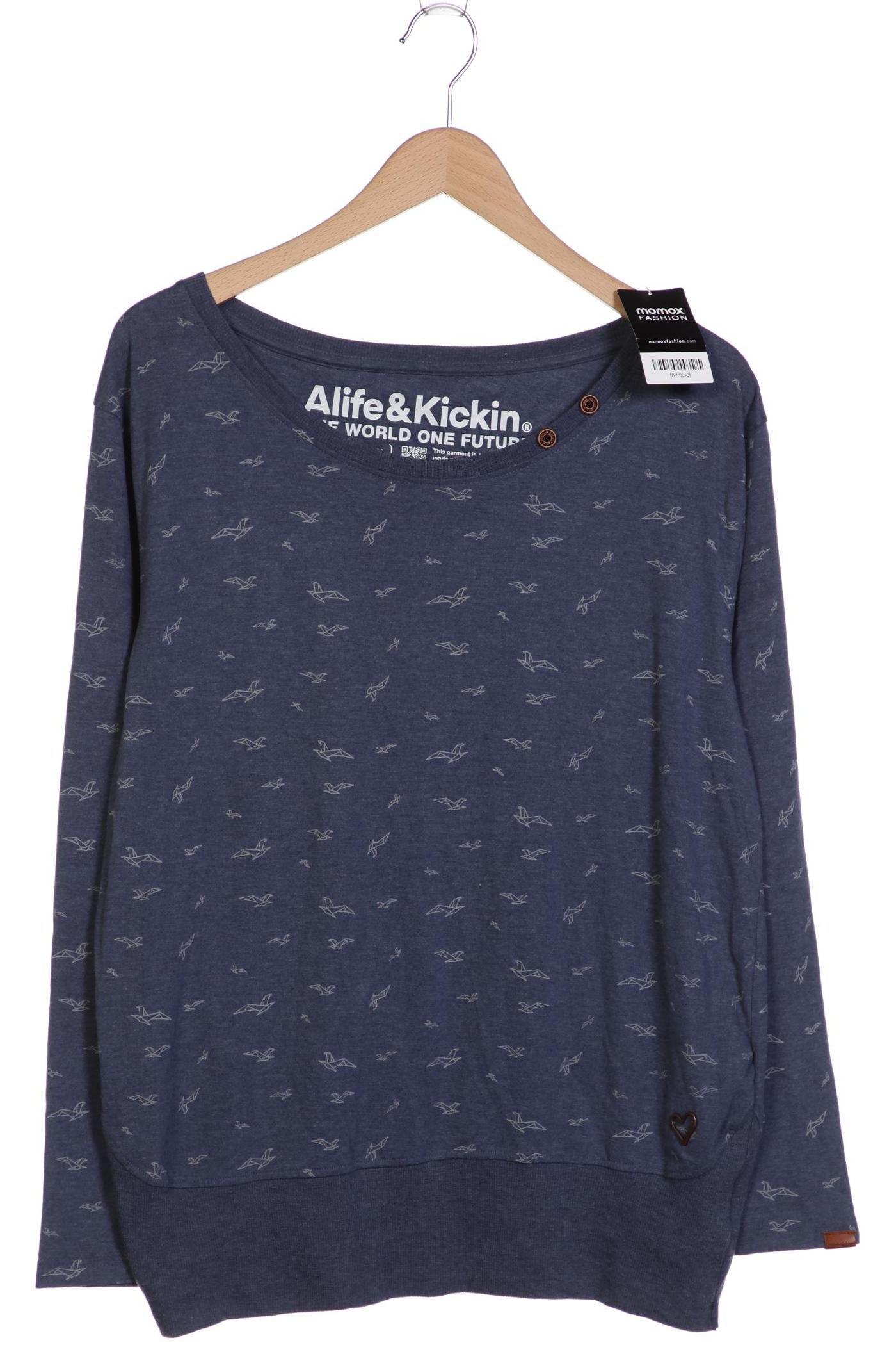 

Alife & Kickin Damen Langarmshirt, blau, Gr. 46