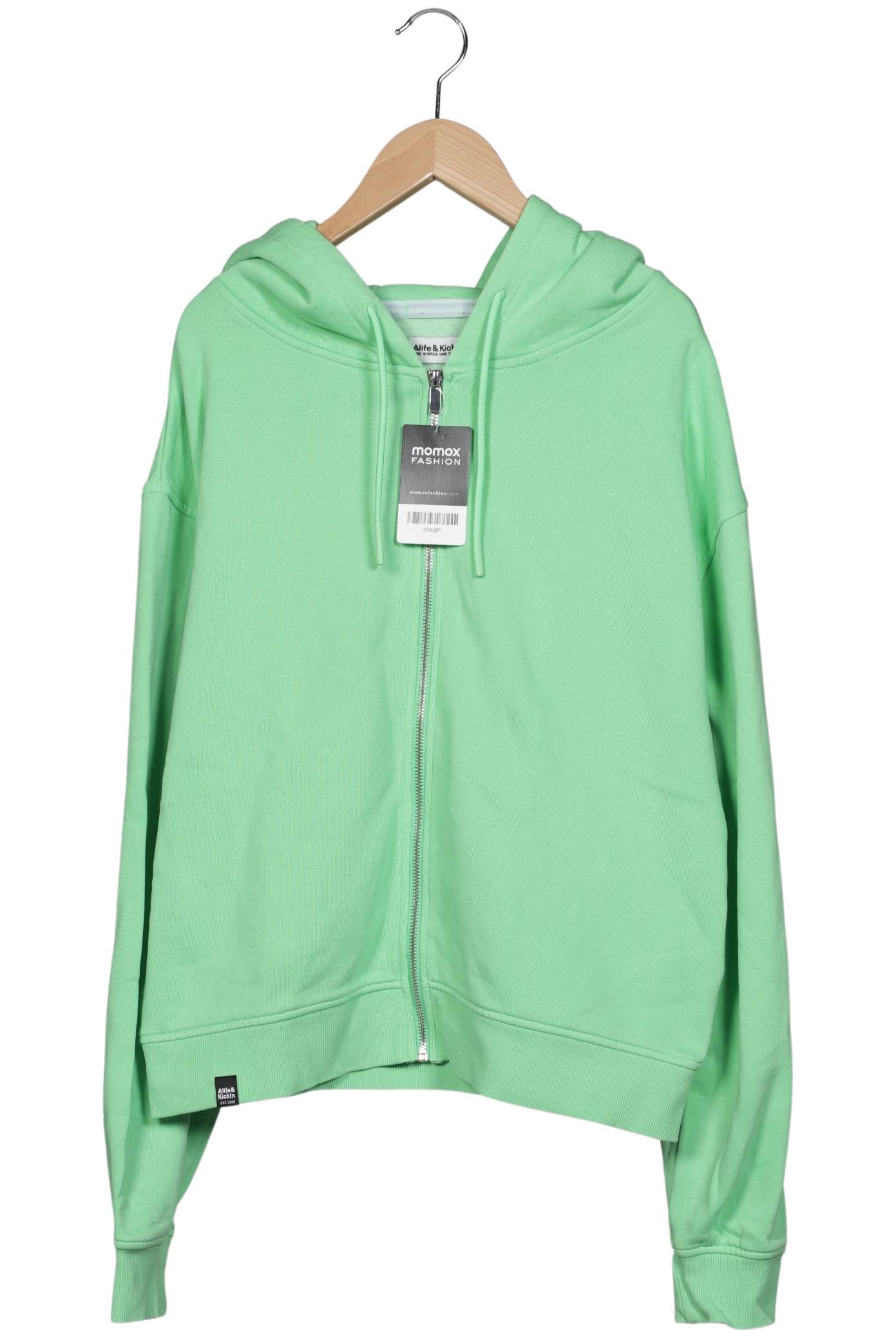 

Alife & Kickin Damen Kapuzenpullover, hellgrün, Gr. 38
