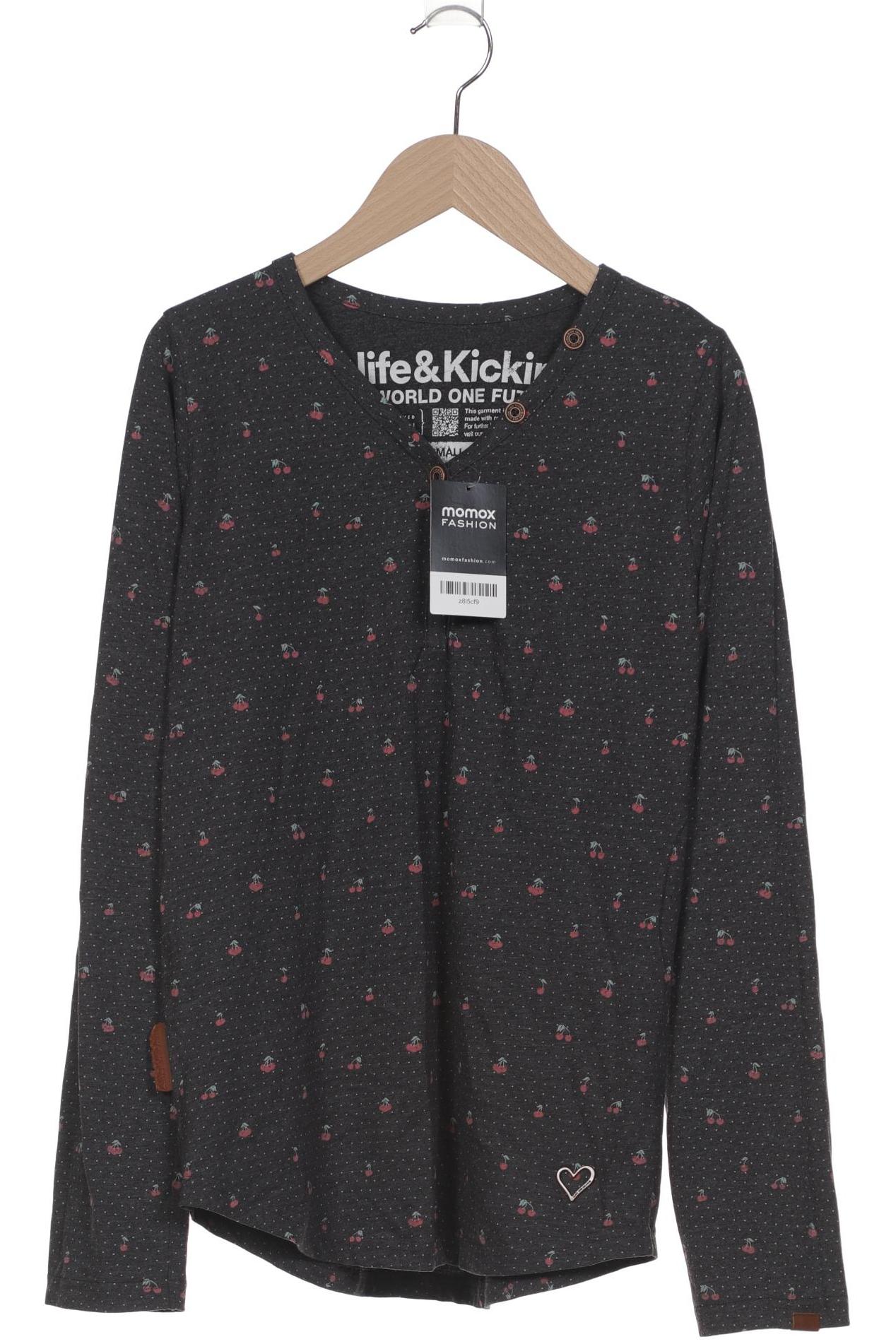 

Alife & Kickin Damen Langarmshirt, grau, Gr. 36