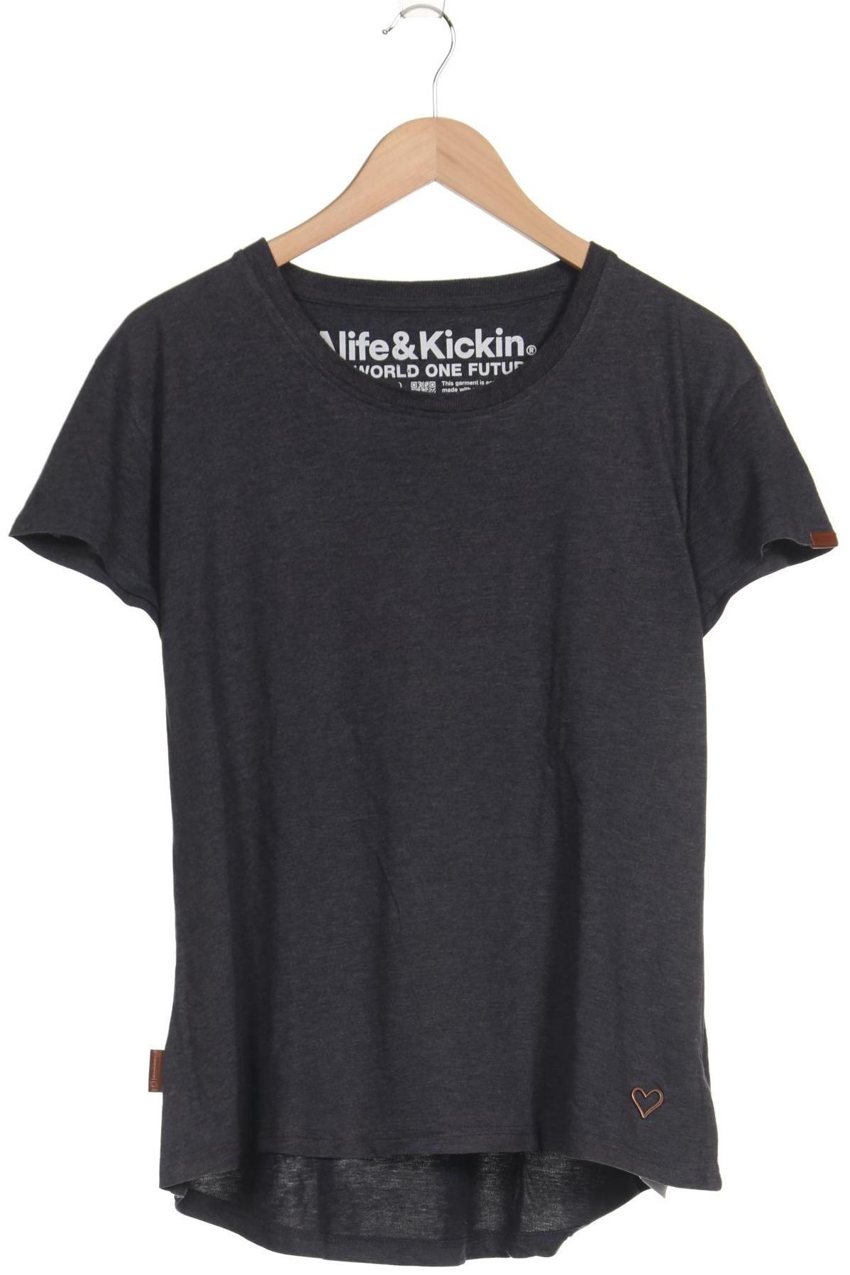 

Alife & Kickin Damen T-Shirt, grau, Gr. 42