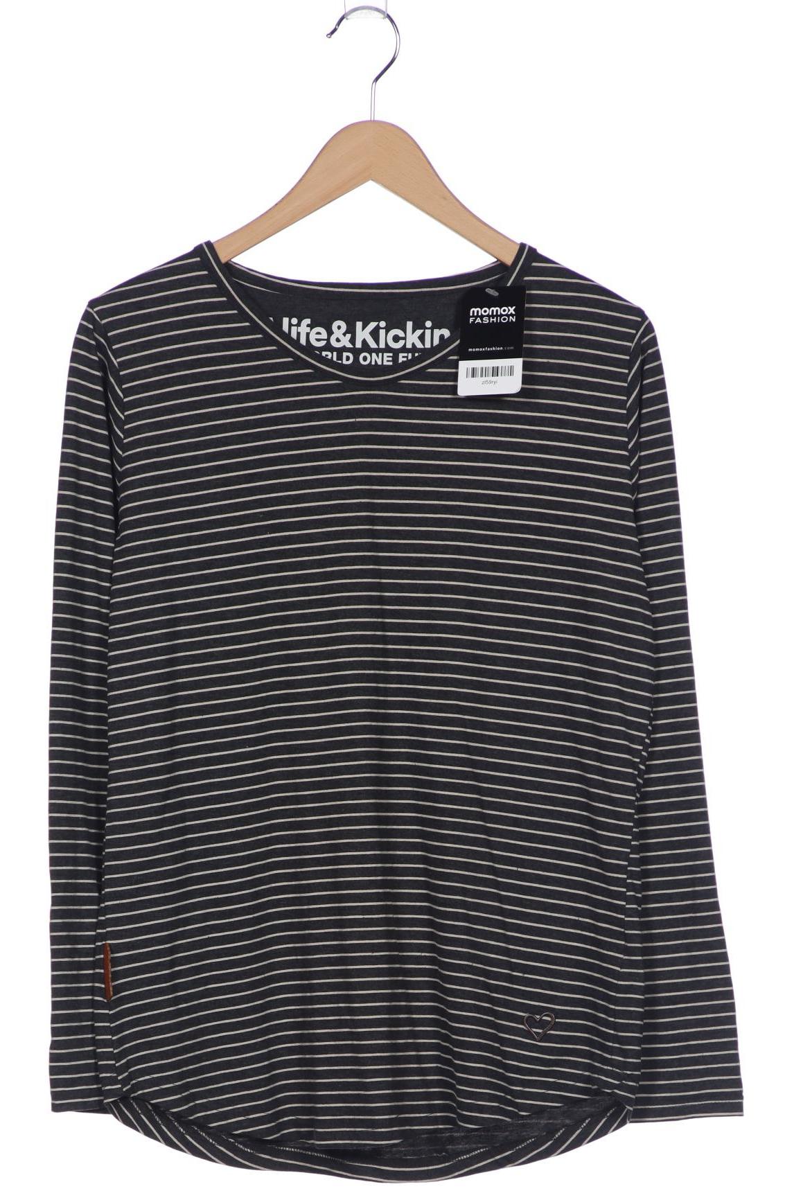 

Alife & Kickin Damen Langarmshirt, grau, Gr. 42