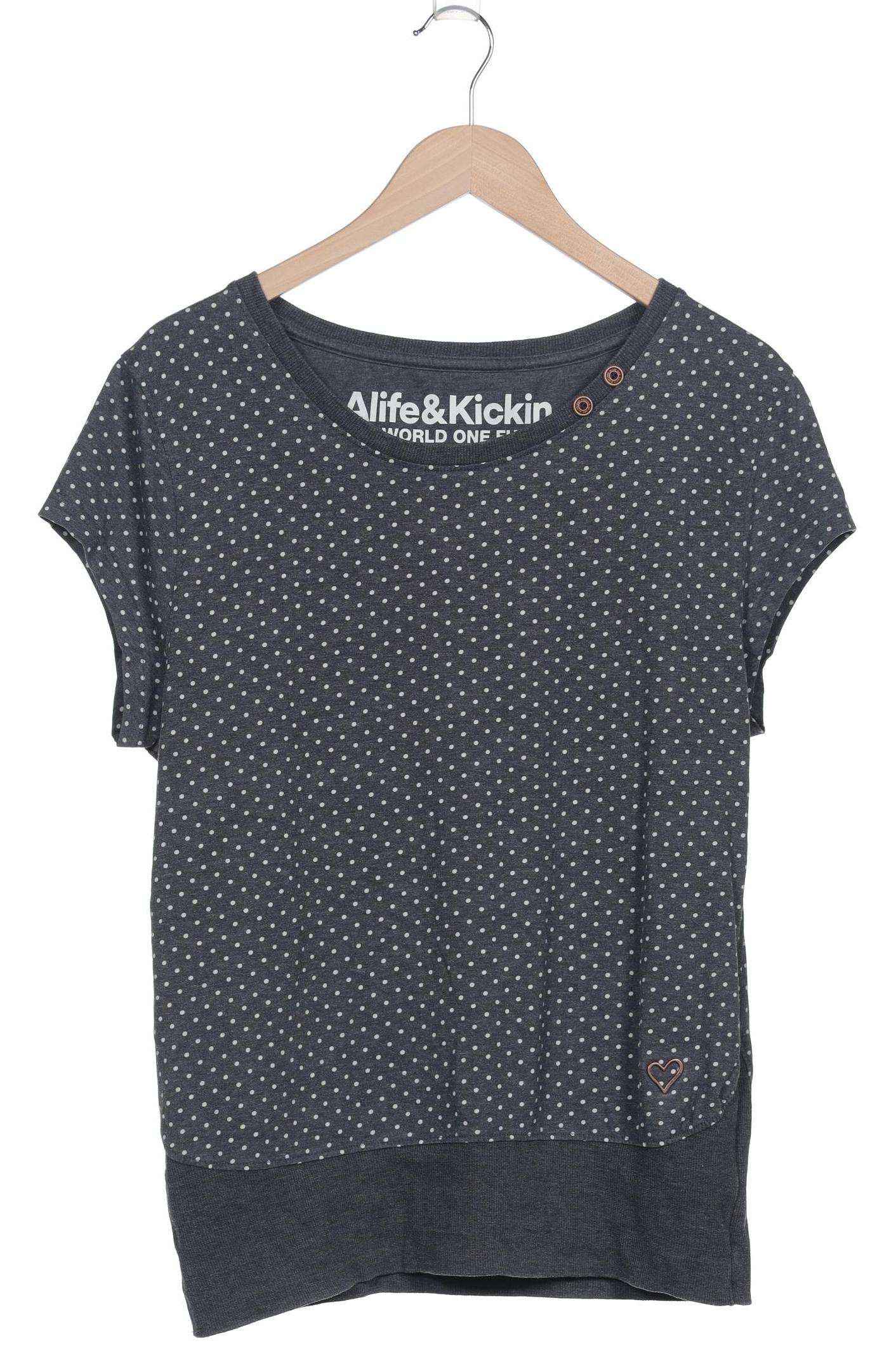 

Alife & Kickin Damen T-Shirt, grau, Gr. 44