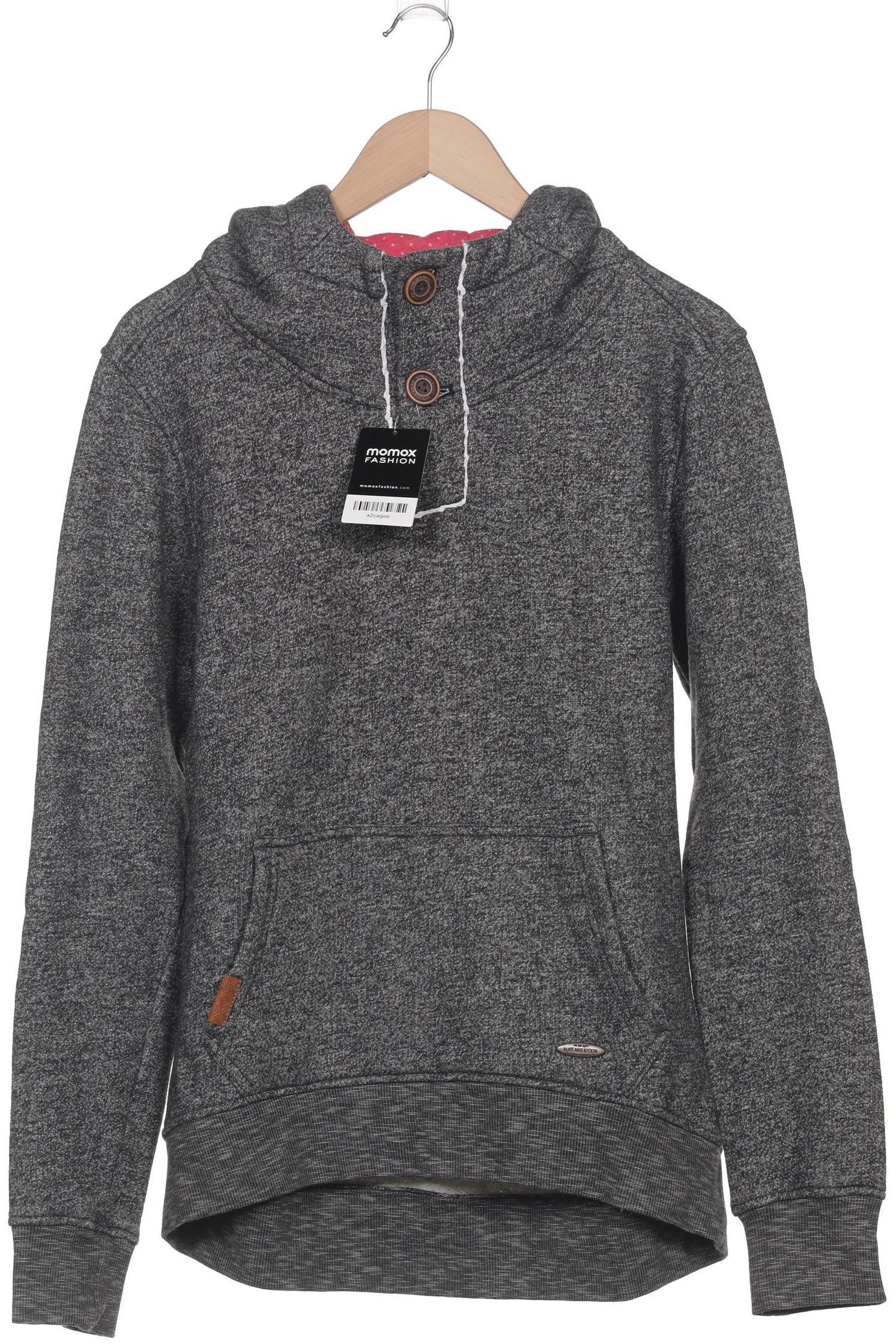 

Alife & Kickin Damen Kapuzenpullover, grau, Gr. 44