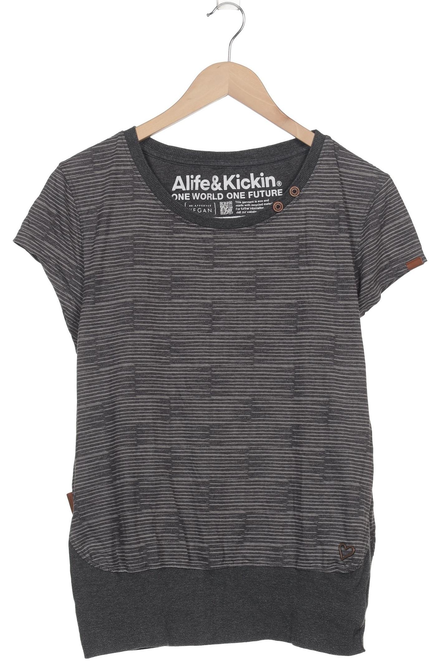 

Alife & Kickin Damen T-Shirt, grau, Gr. 44