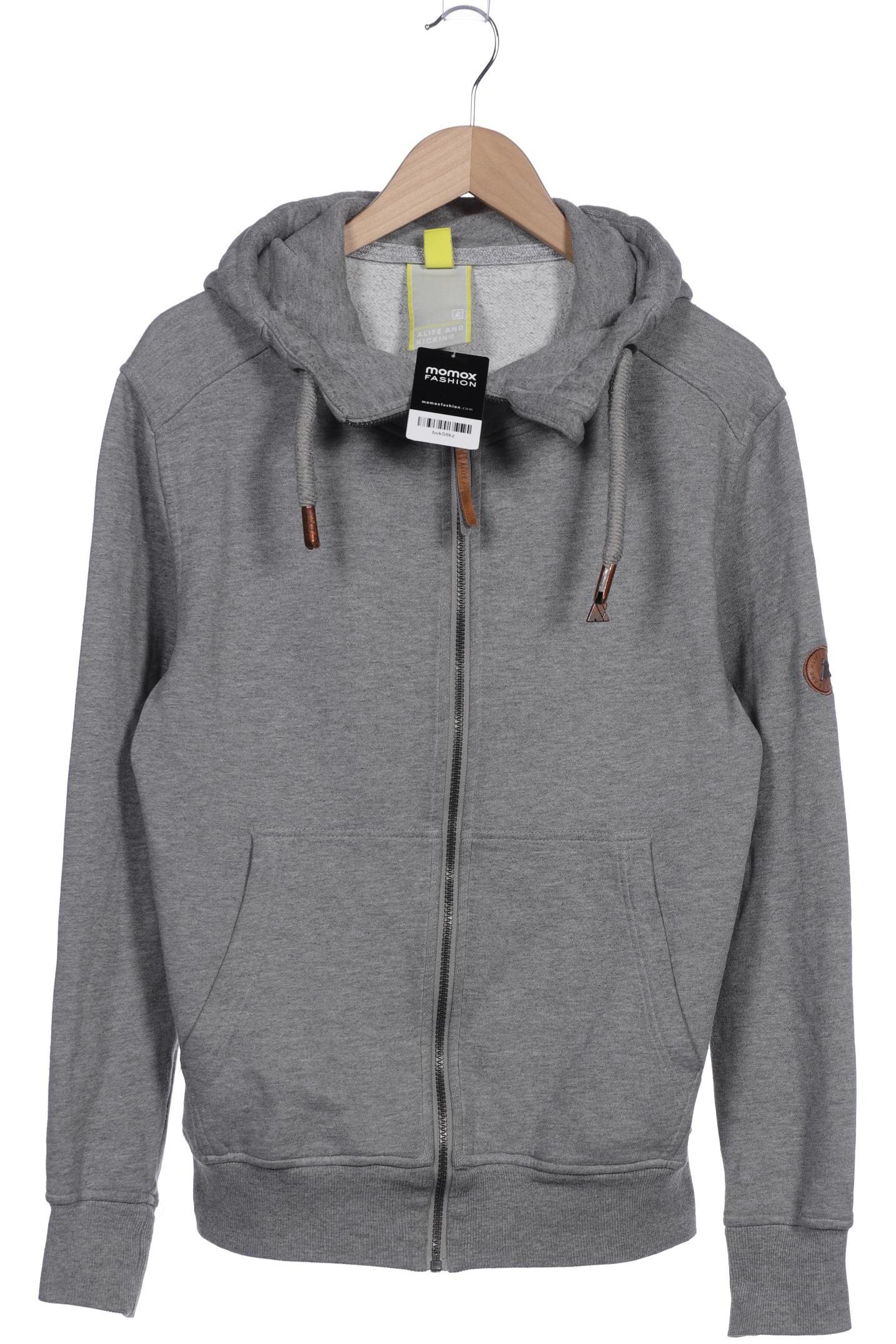 

Alife & Kickin Herren Kapuzenpullover, grau, Gr. 46