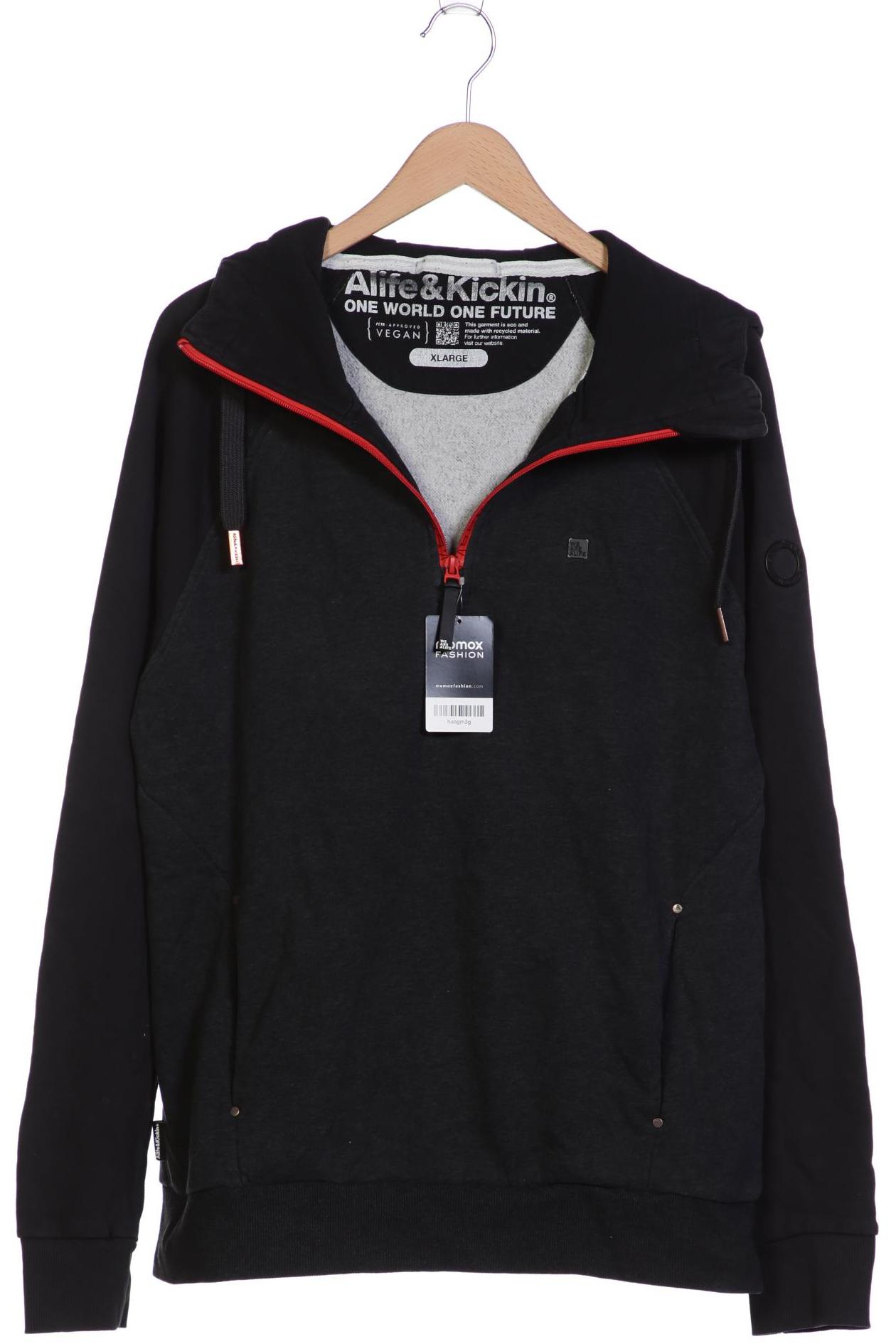 

Alife & Kickin Herren Kapuzenpullover, schwarz