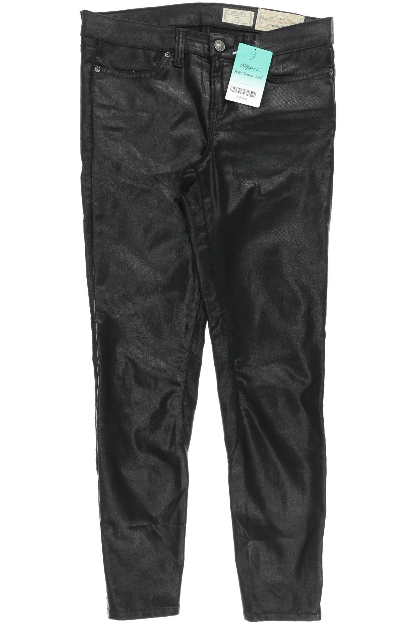 

All Saints Spitalfields Damen Jeans, schwarz, Gr. 26