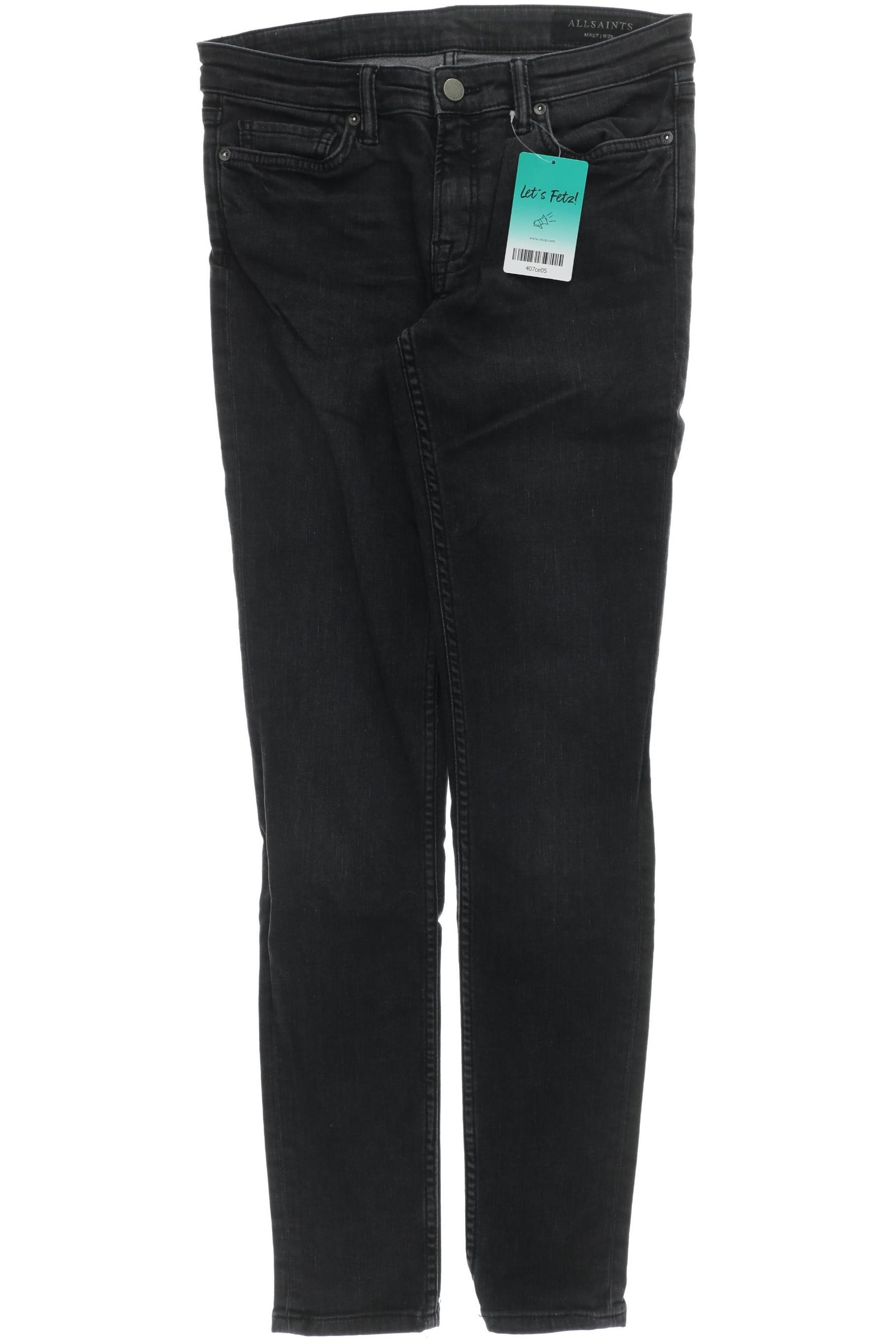 

All Saints Damen Jeans, schwarz, Gr. 28