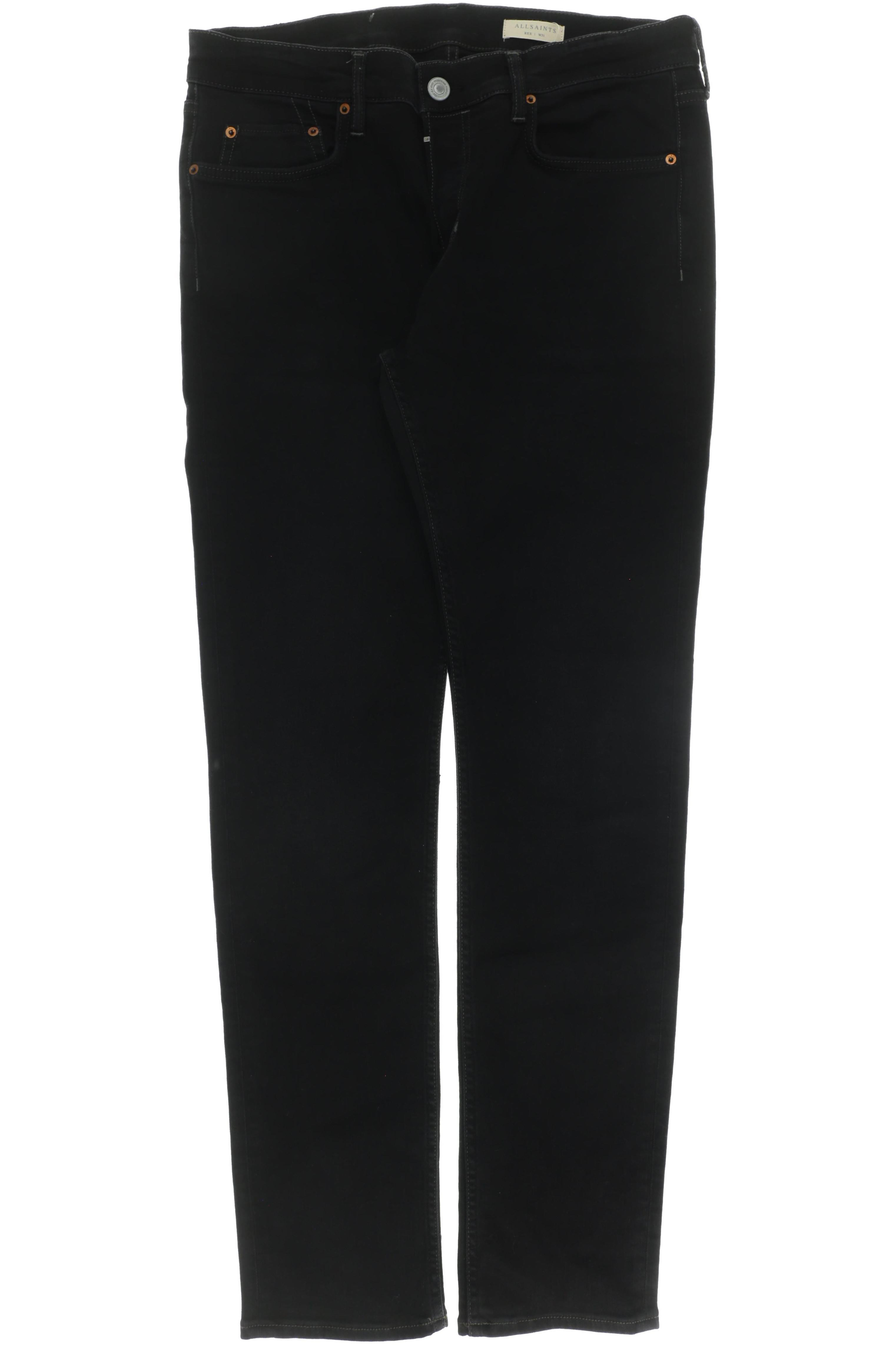 

All Saints Herren Jeans, schwarz, Gr. 31