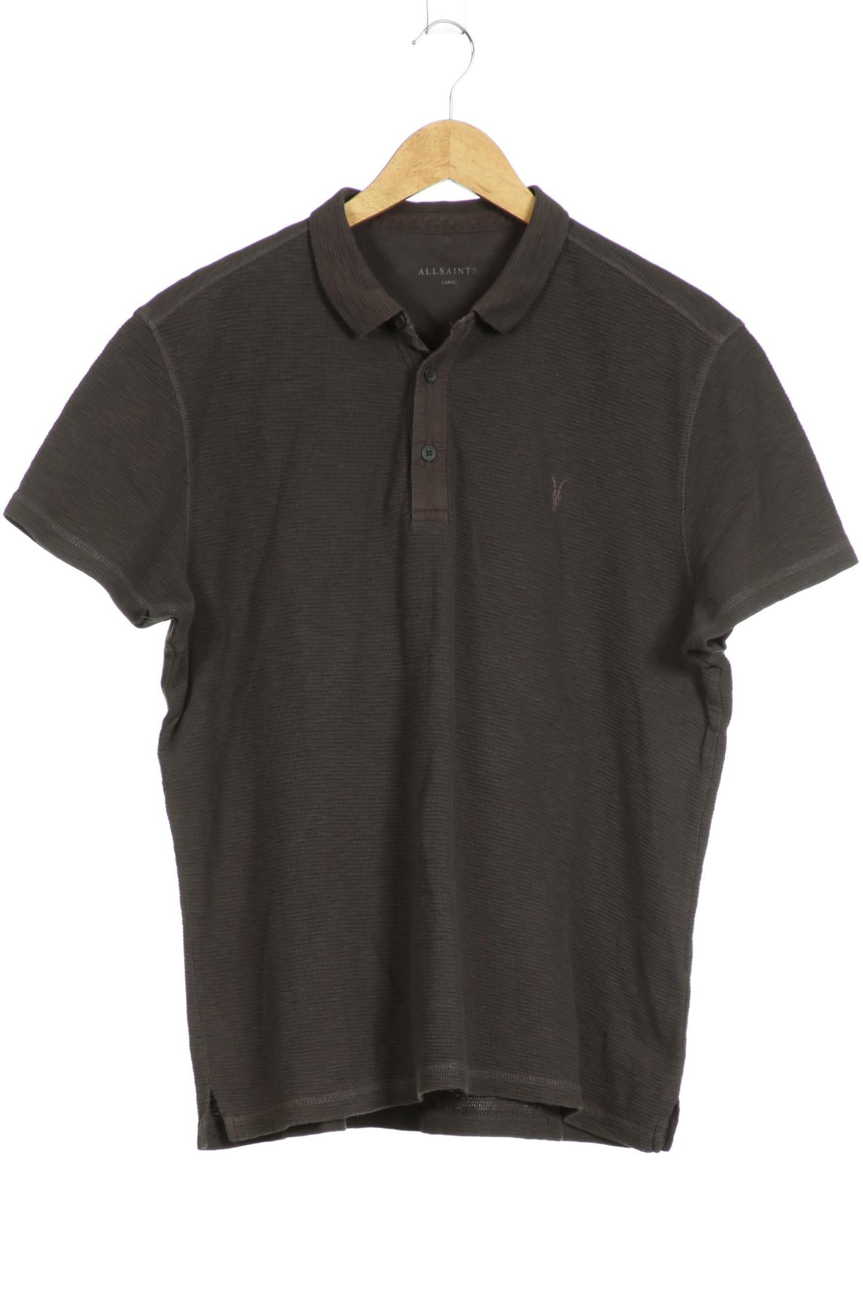 

All Saints Herren Poloshirt, grau, Gr.