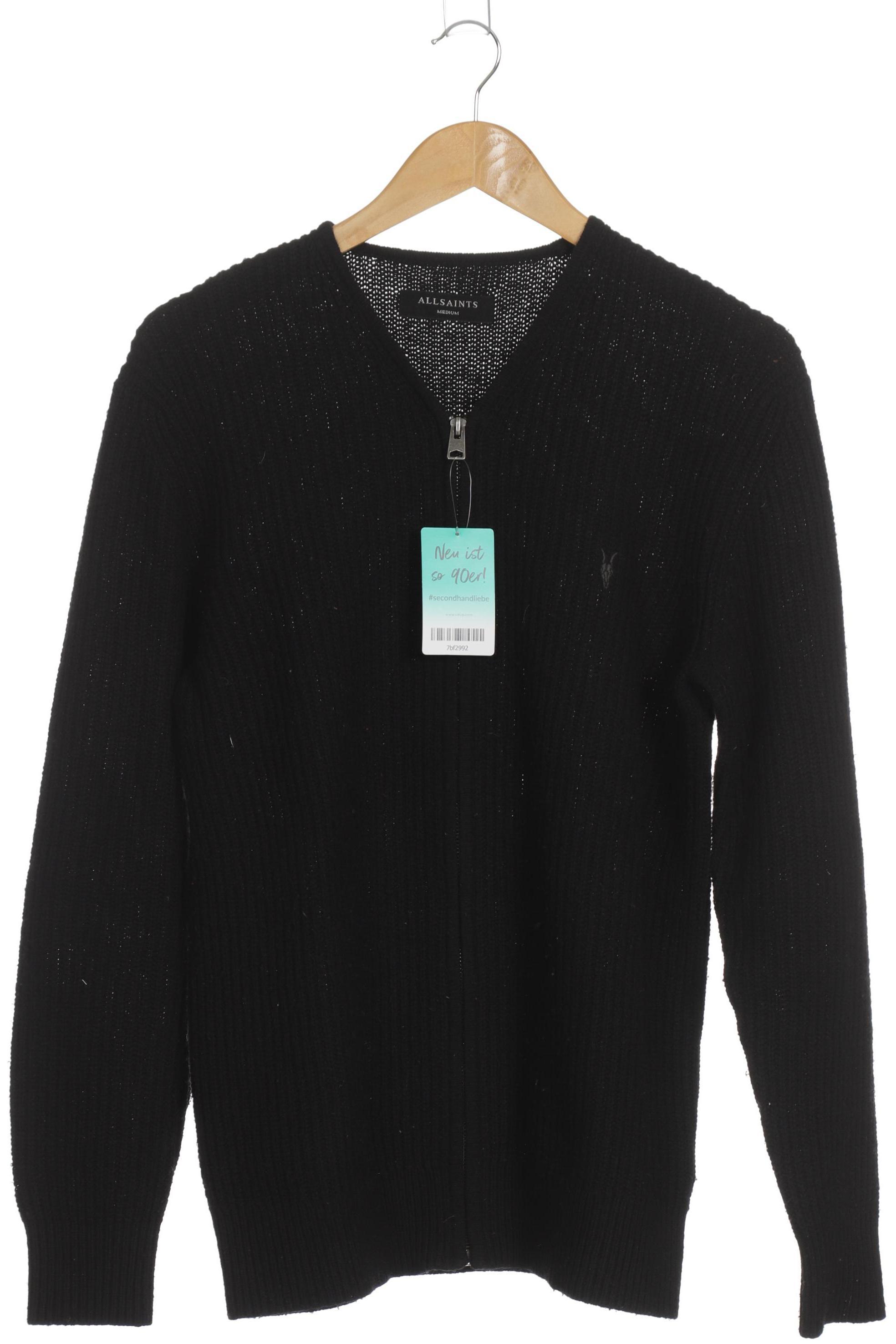 Thumbnail - All Saints Herren Strickjacke, schwarz, Gr.