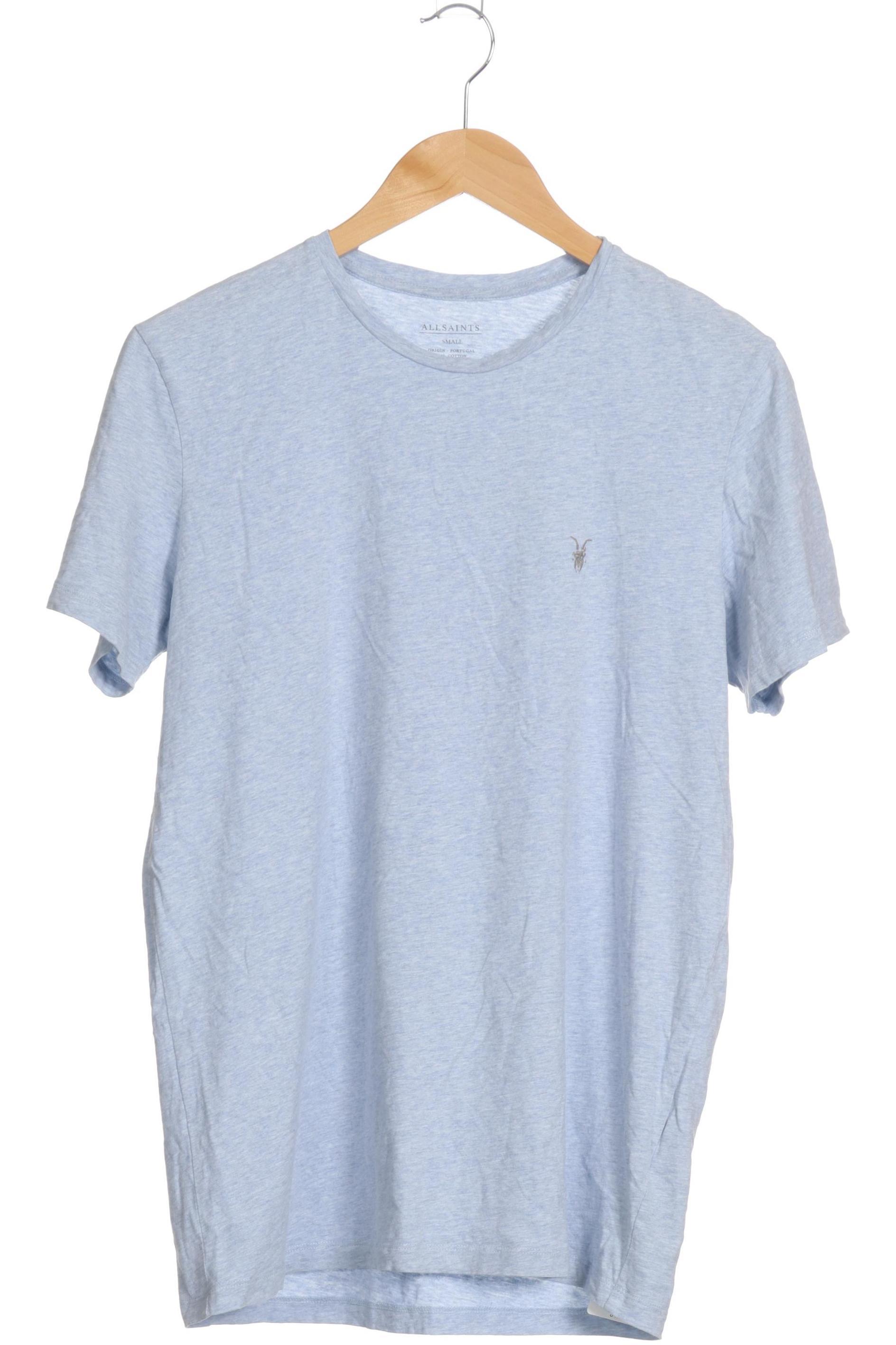 

All Saints Herren T-Shirt, blau, Gr.