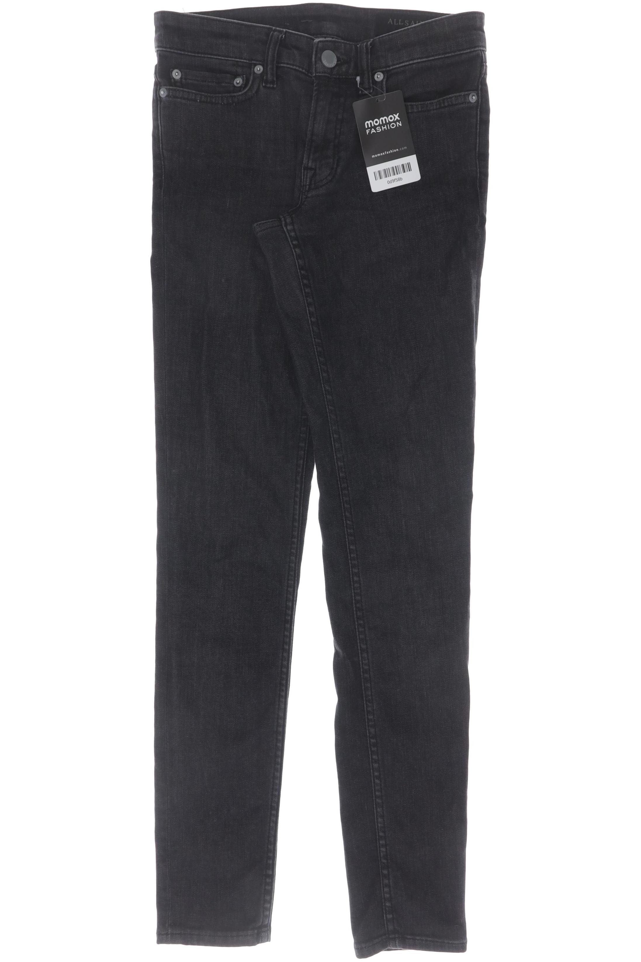 

All Saints Damen Jeans, schwarz, Gr. 24