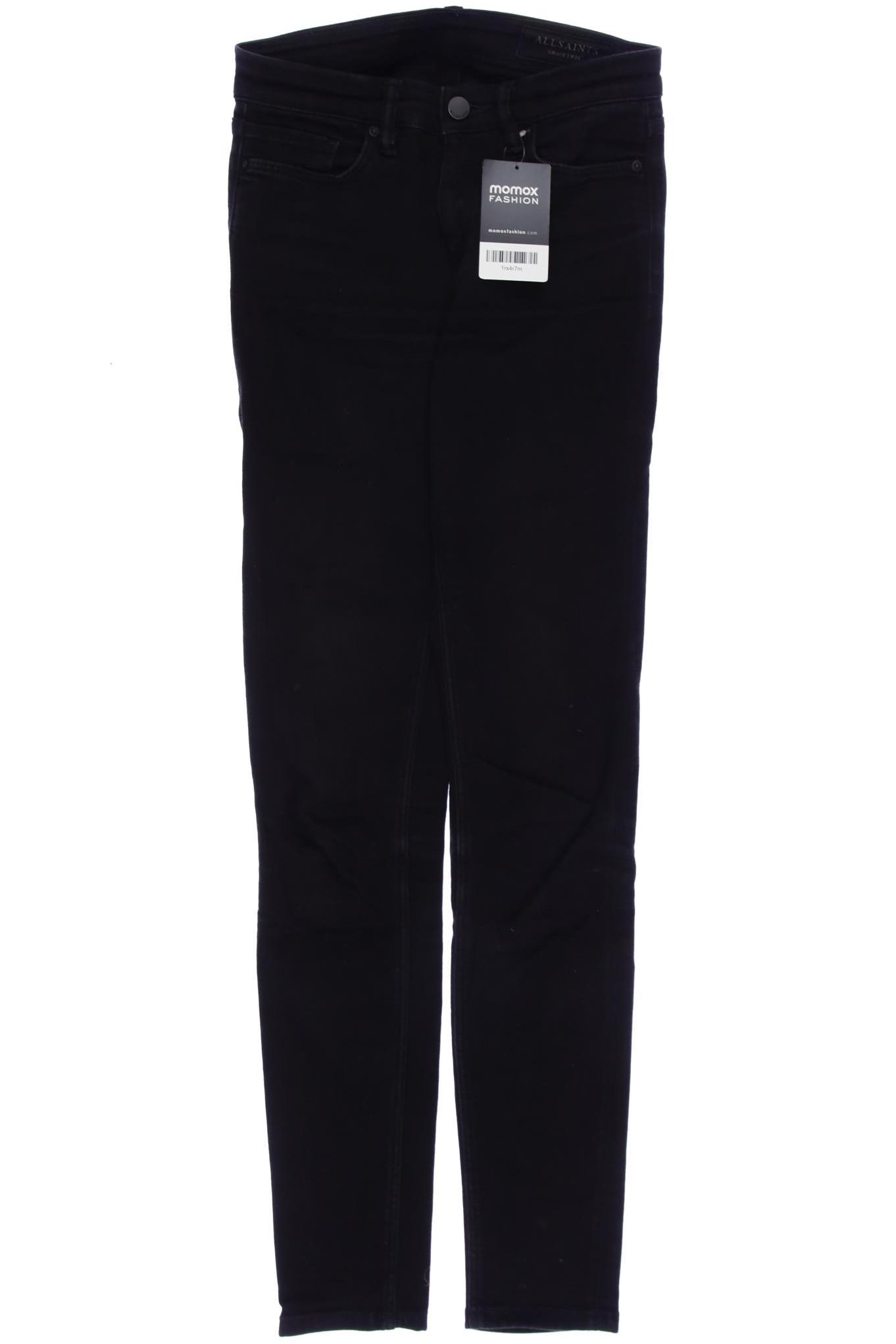 

All Saints Damen Jeans, schwarz, Gr. 25