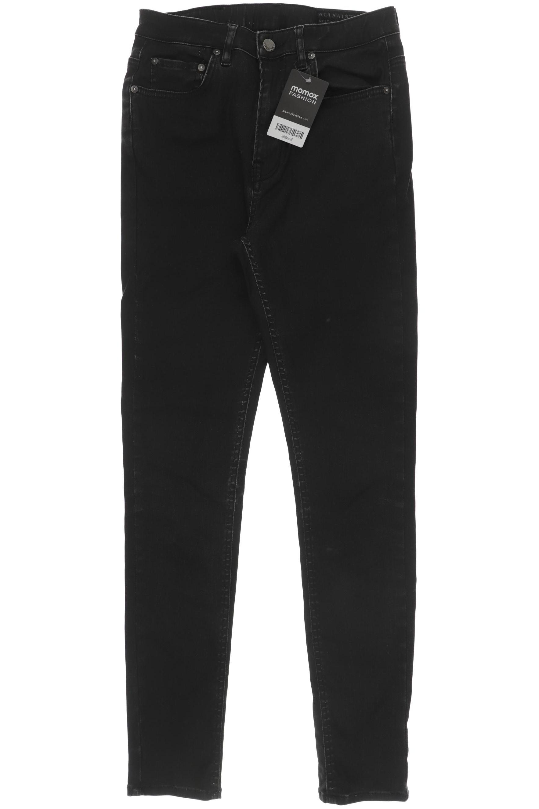 

All Saints Damen Jeans, schwarz, Gr. 24