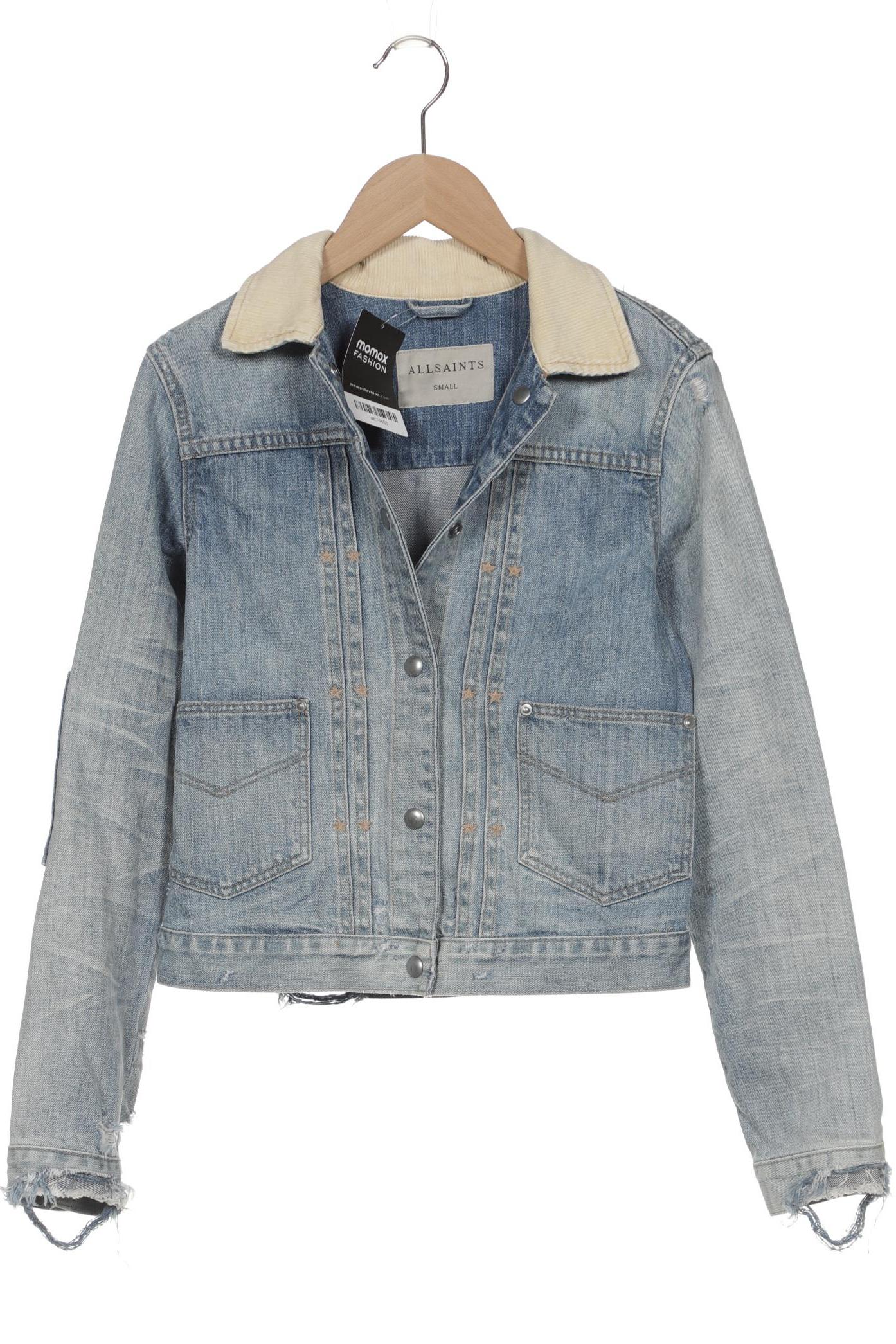 

All Saints Damen Jacke, hellblau