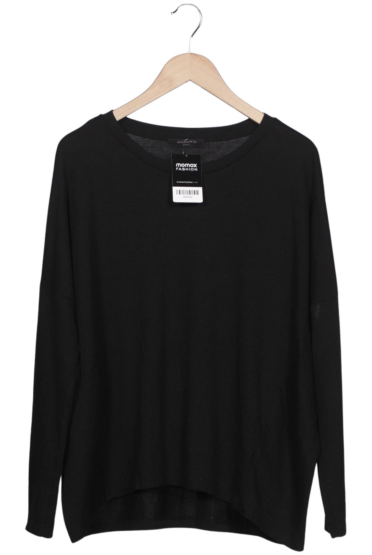 

All Saints Damen Langarmshirt, schwarz, Gr. 42