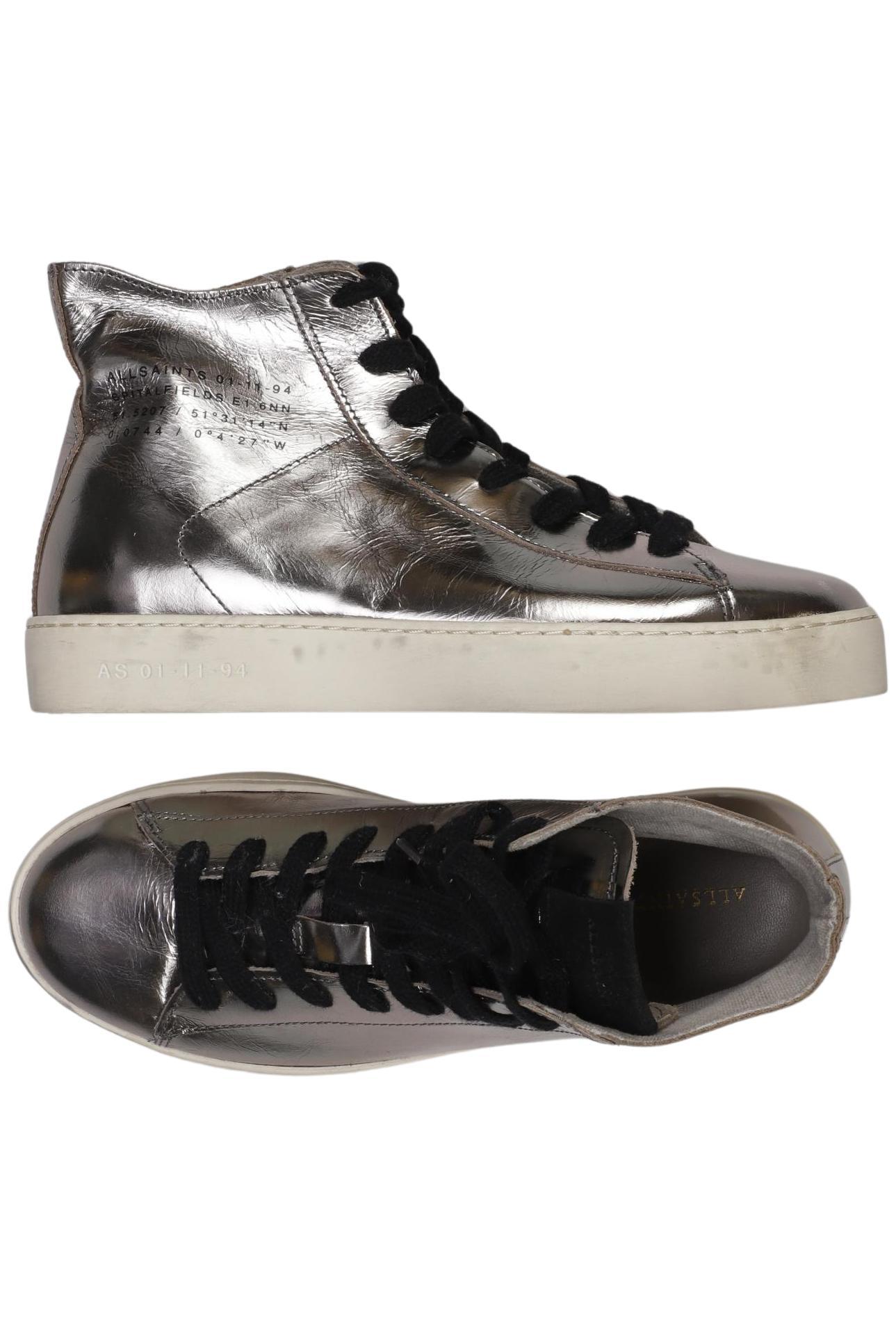 

All Saints Damen Sneakers, silber, Gr. 37