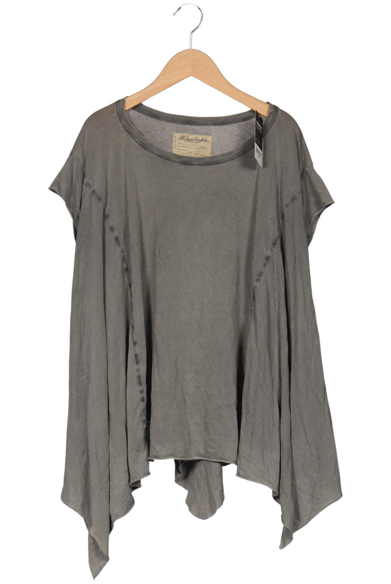 

All Saints Damen T-Shirt, grau, Gr. 8