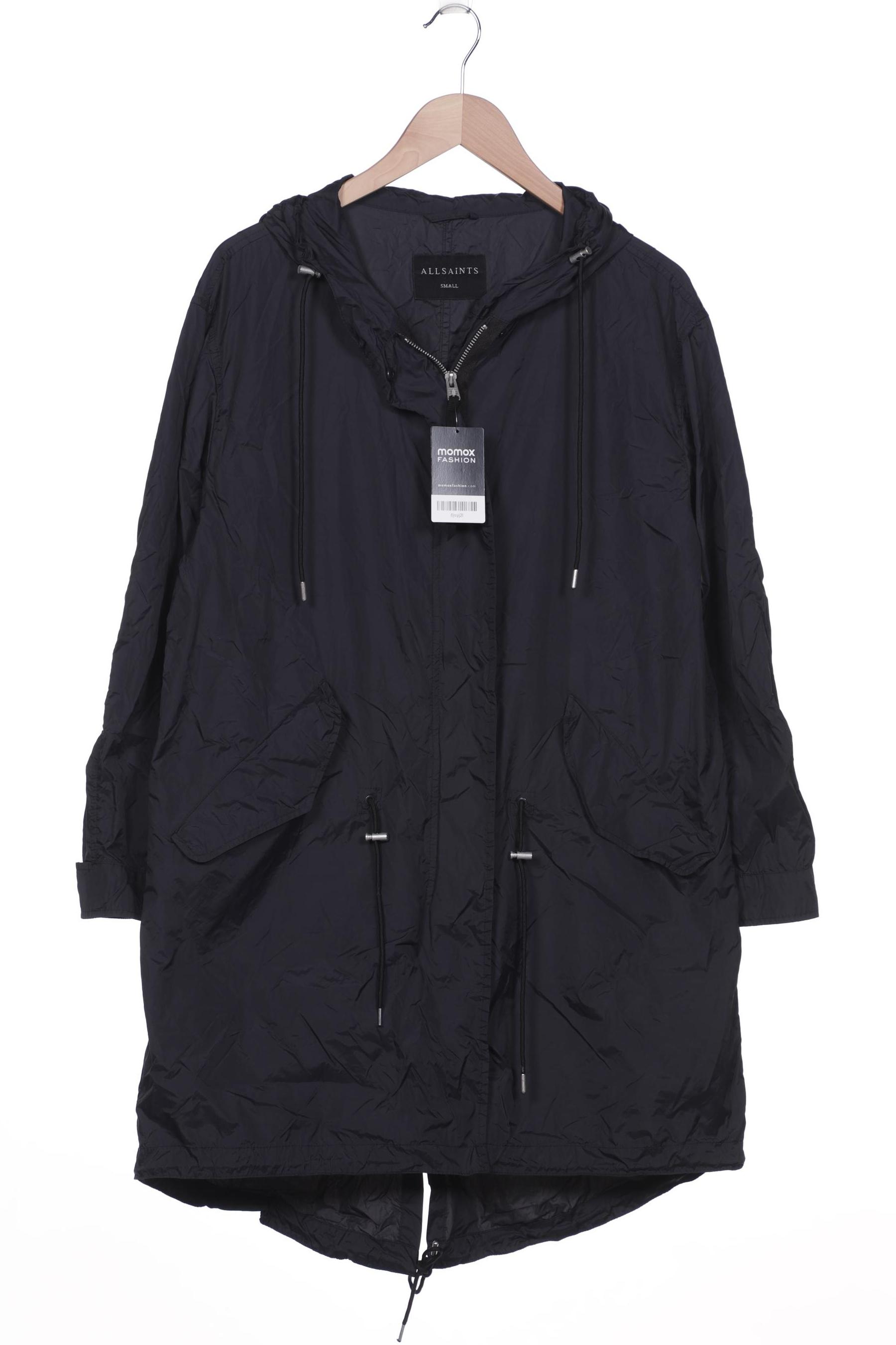 

All Saints Damen Mantel, schwarz