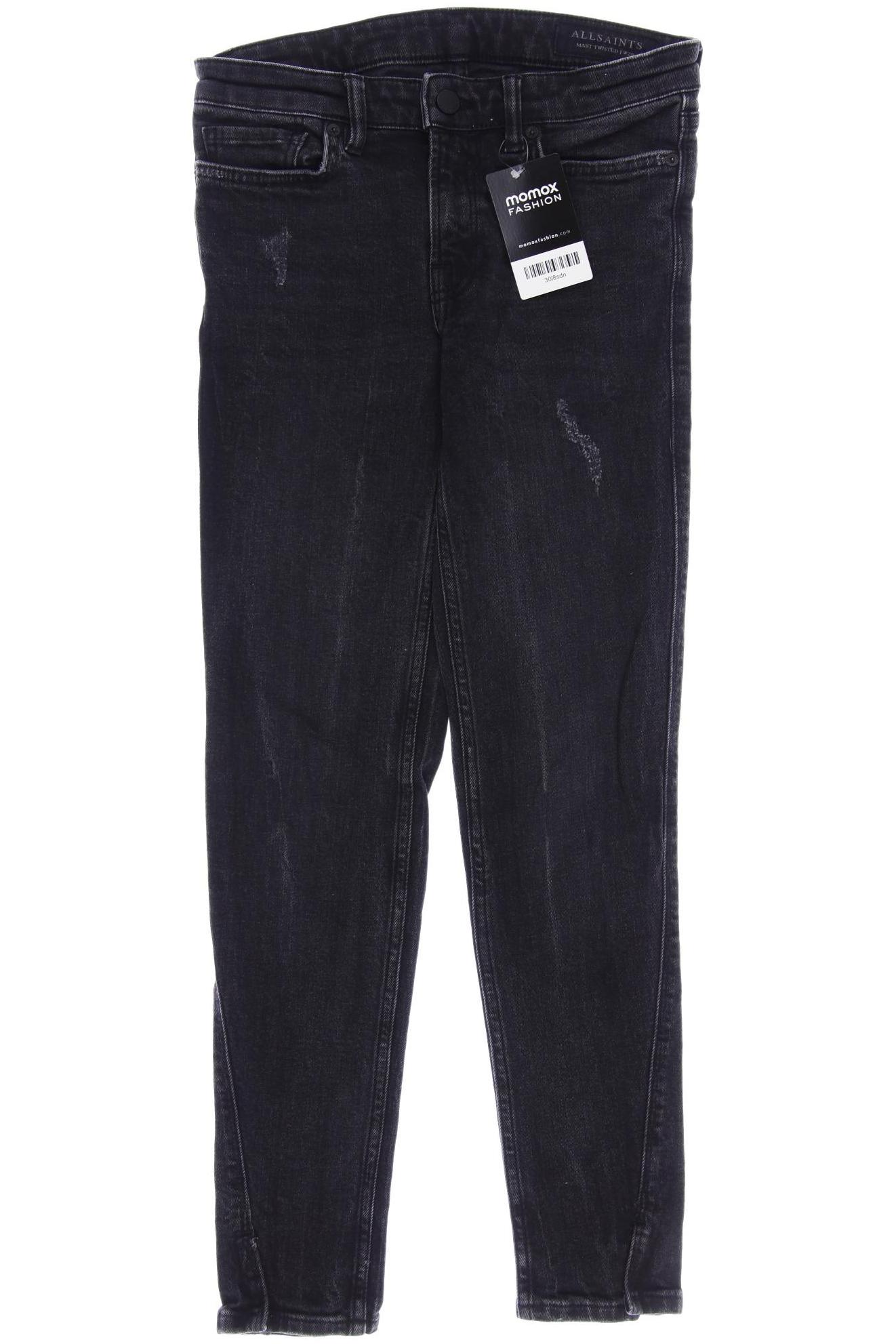 

All Saints Damen Jeans, schwarz, Gr. 26