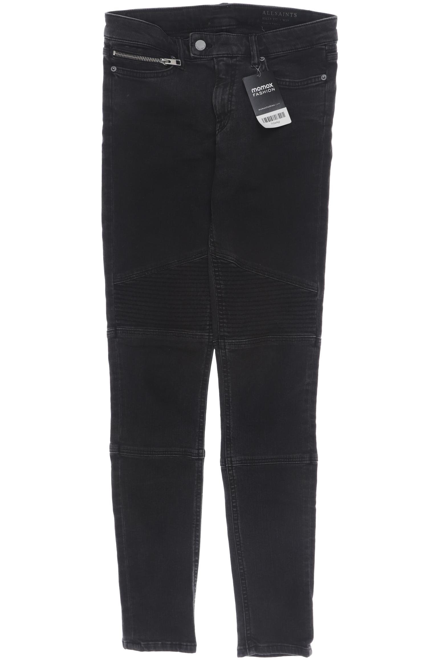 

All Saints Damen Jeans, schwarz