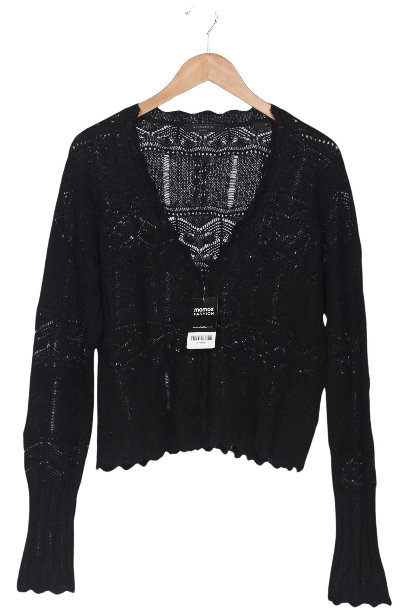 

All Saints Damen Strickjacke, schwarz, Gr. 42