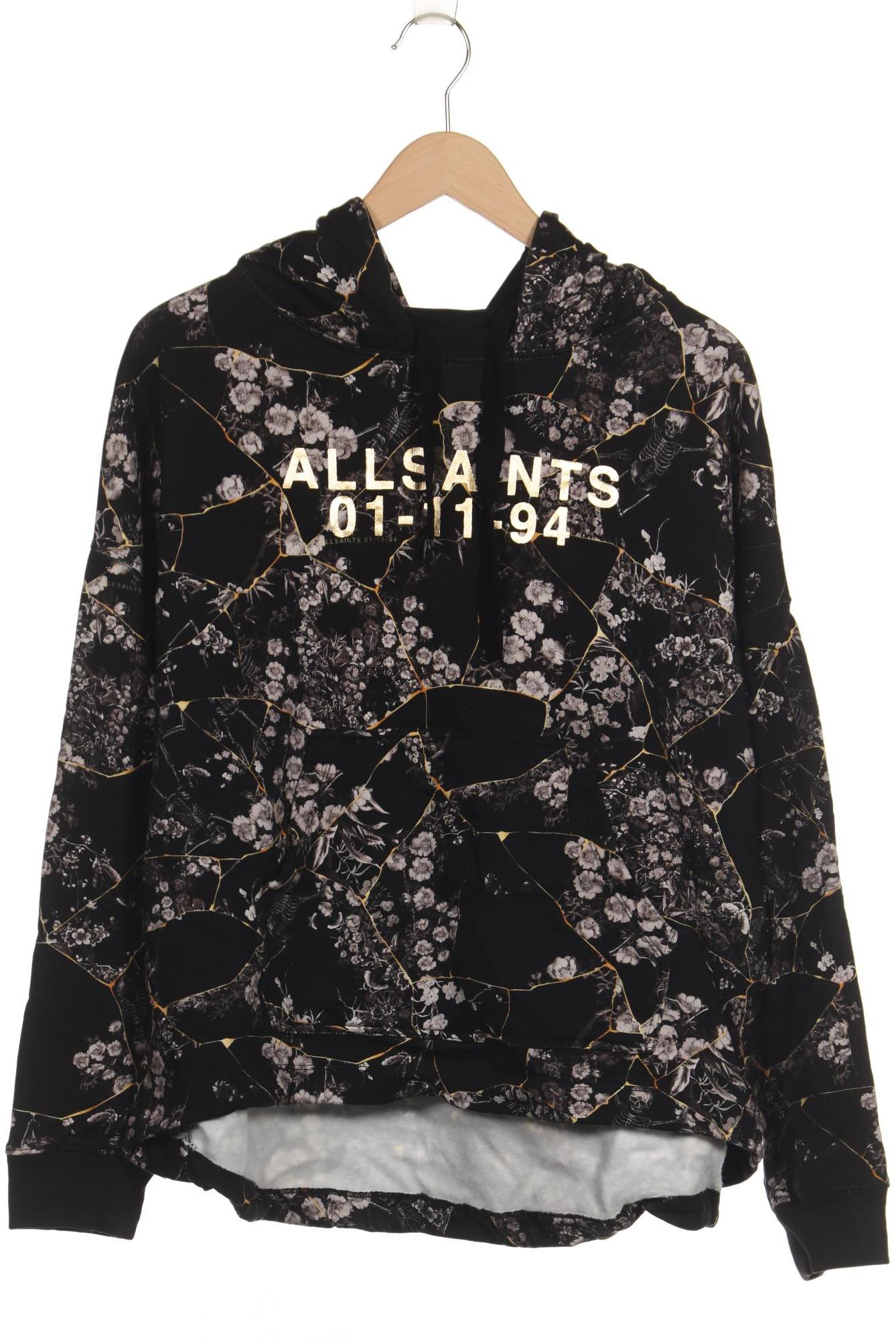 

All Saints Damen Kapuzenpullover, schwarz, Gr. 42