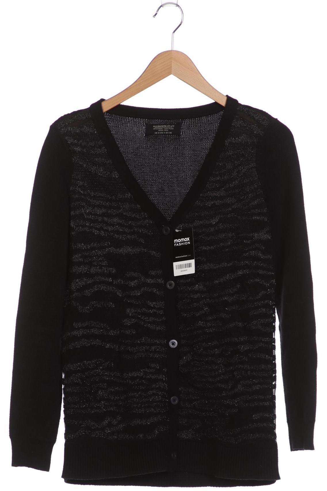

All Saints Damen Strickjacke, schwarz, Gr. 36