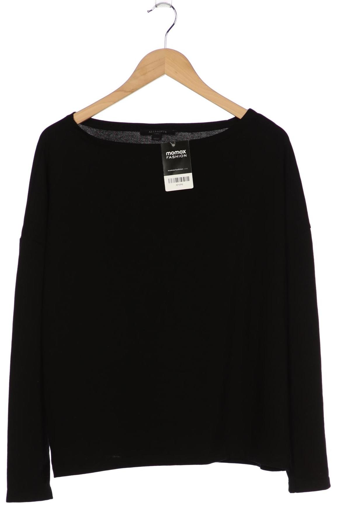 

All Saints Damen Langarmshirt, schwarz, Gr. 36