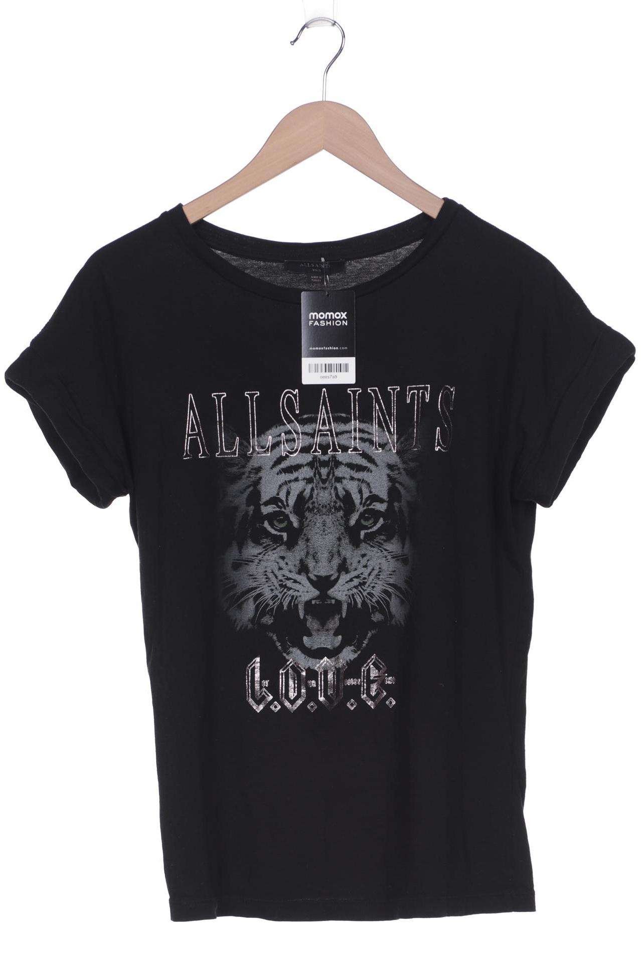 

All Saints Damen T-Shirt, schwarz