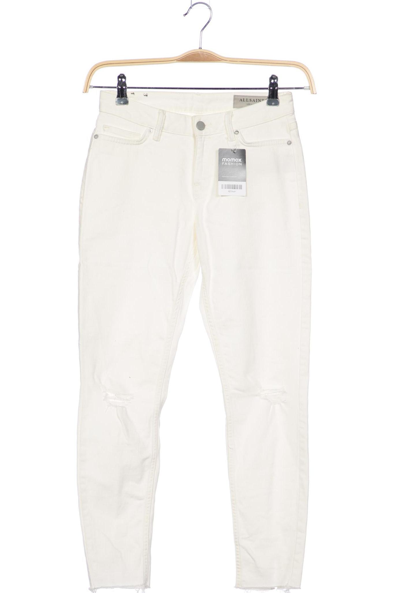 

All Saints Damen Jeans, weiß, Gr. 26