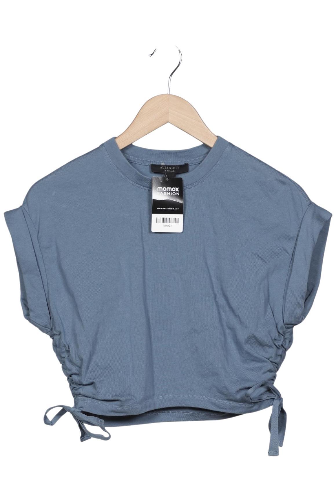 

All Saints Damen T-Shirt, blau, Gr. 34